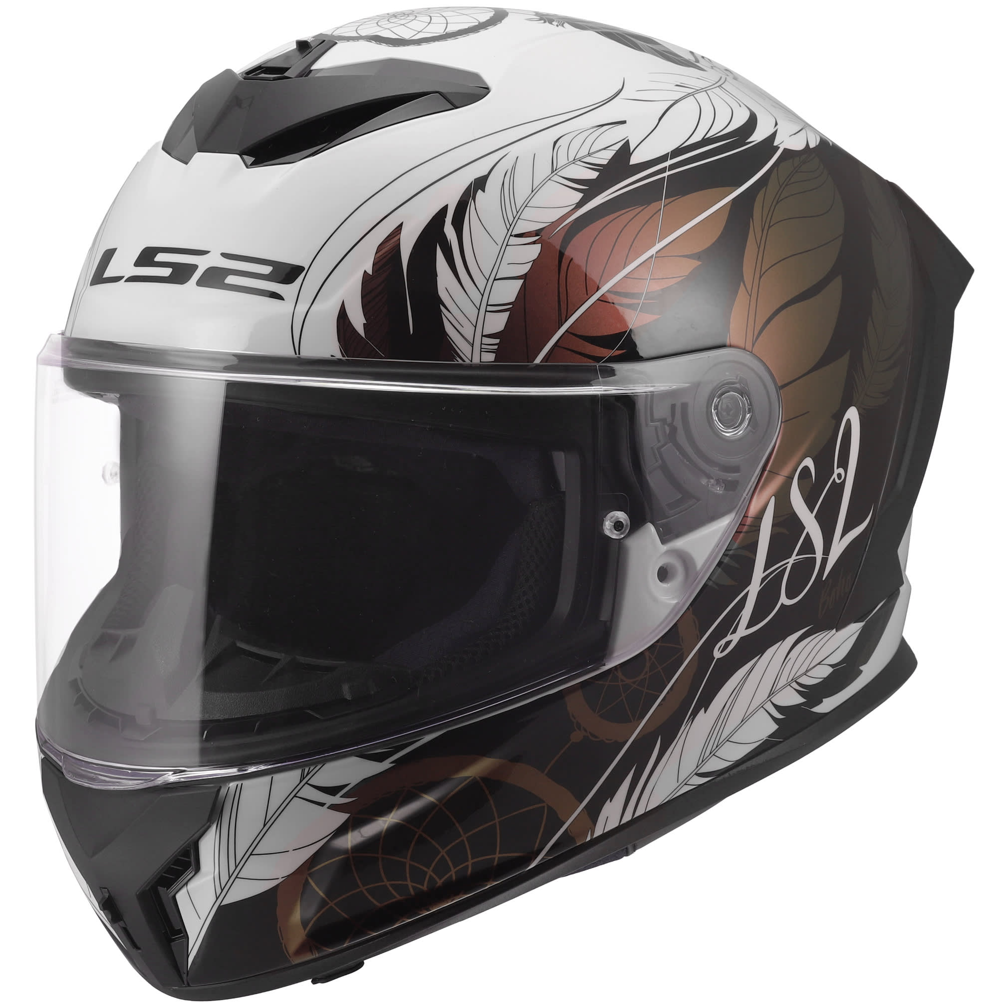 LS2 LS2 Rapid III - Boho White / Black / Pink