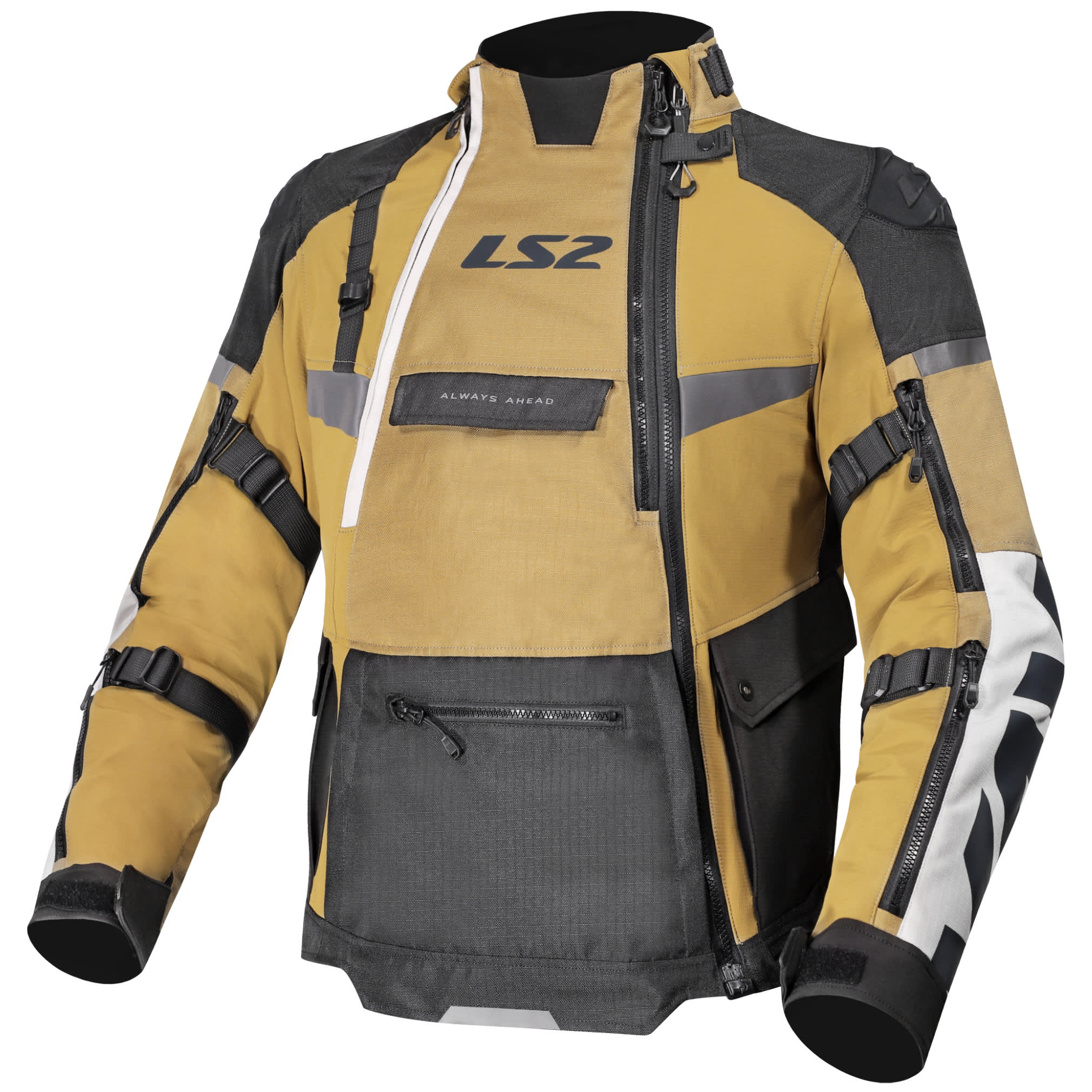LS2 LS2 X-Master Textile Jacket - Sand / Black / Grey