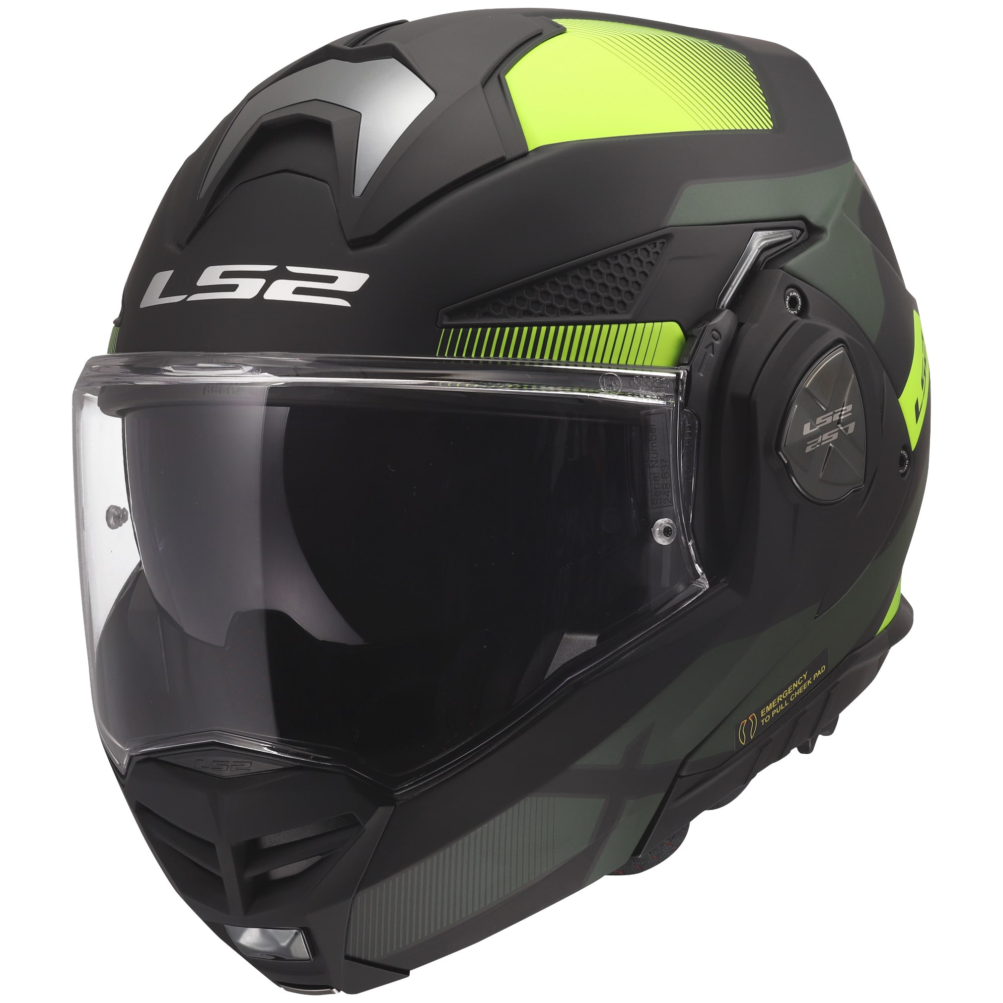 LS2 LS2 Advant X - Nova Matt Black / Hi-Vis Yellow