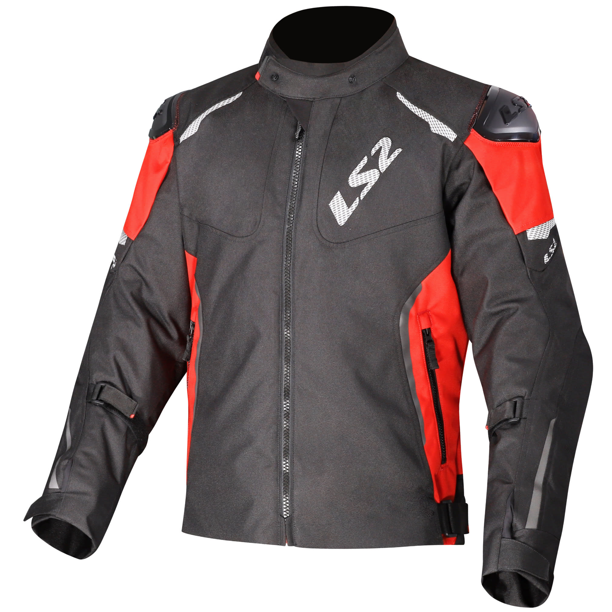LS2 LS2 Zoom Textile Jacket - Black / Red
