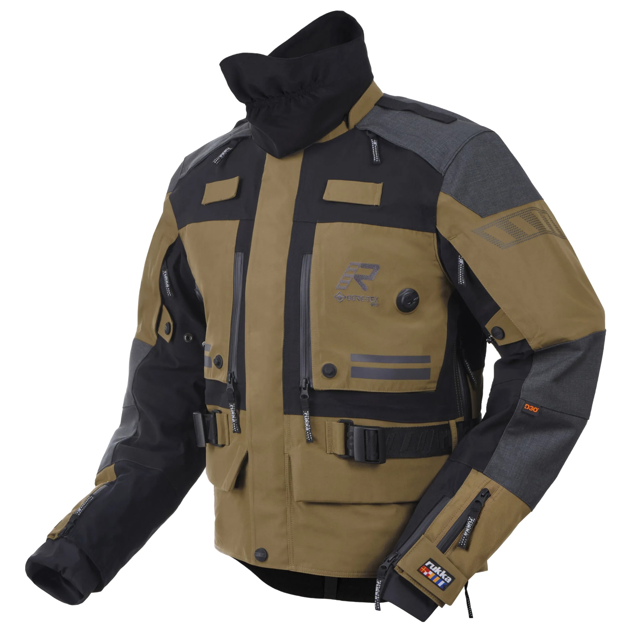 Rukka Rukka Explore-R 2.0 Textile Jacket - Brown / Black