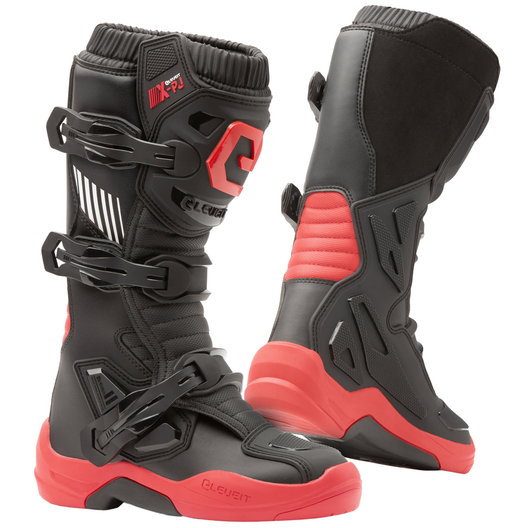 Eleveit Eleveit X Peak Junior Off-Road Boots - Black / Red