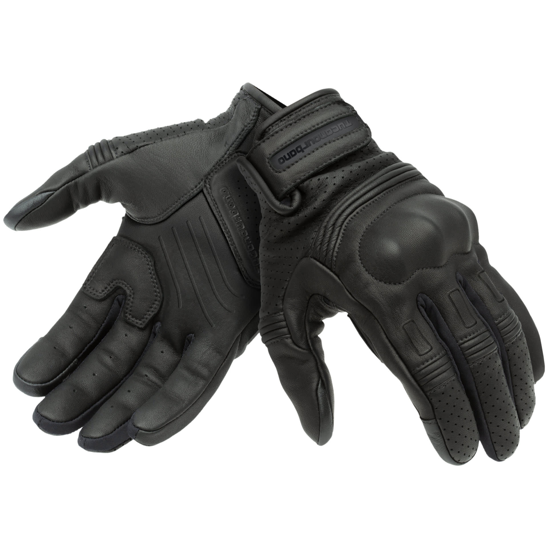 Tucano Urbano Tucano Urbano Supergig Leather Gloves - Black
