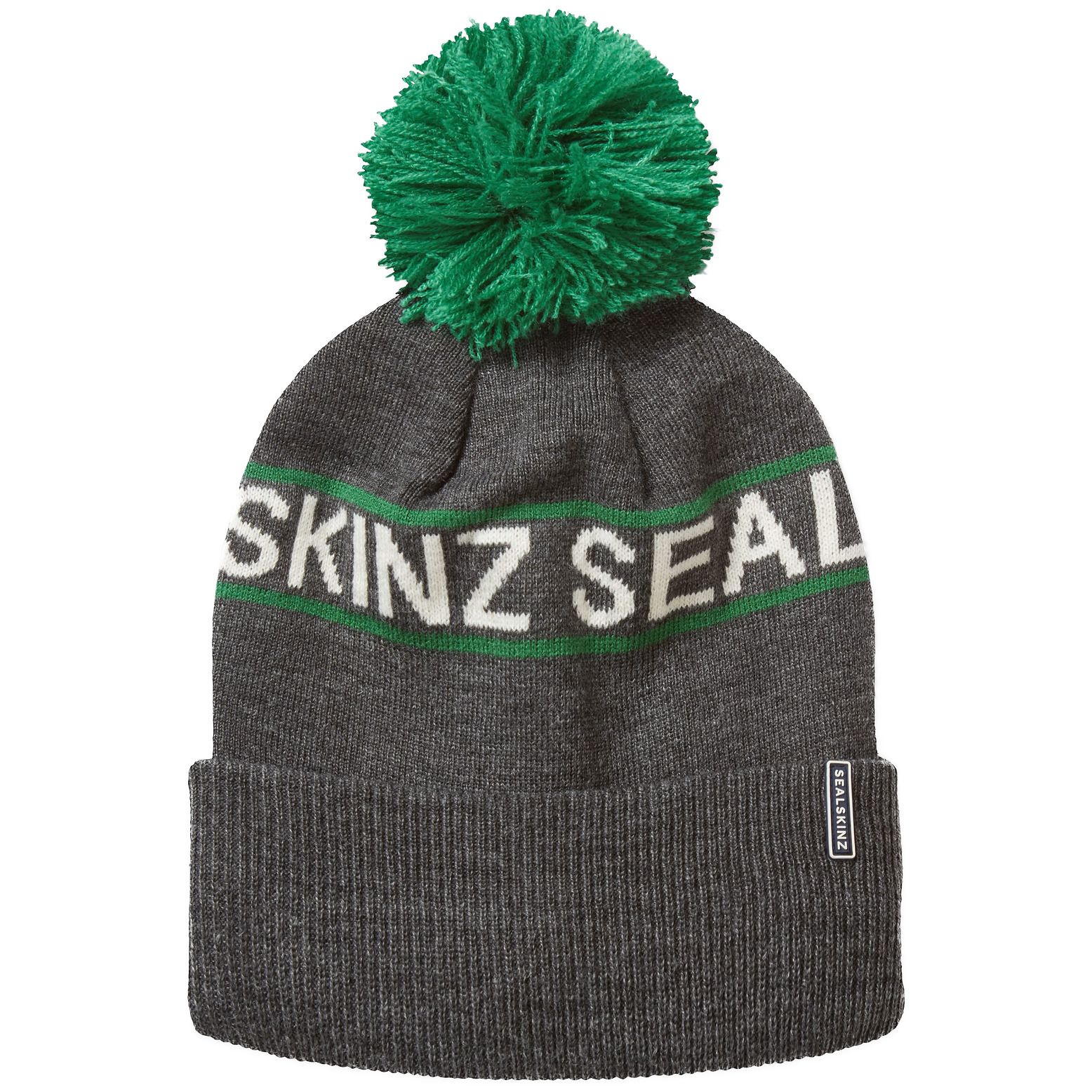 Sealskinz Sealskinz Heacham Waterproof Bobble Hat - Dark Grey Marl