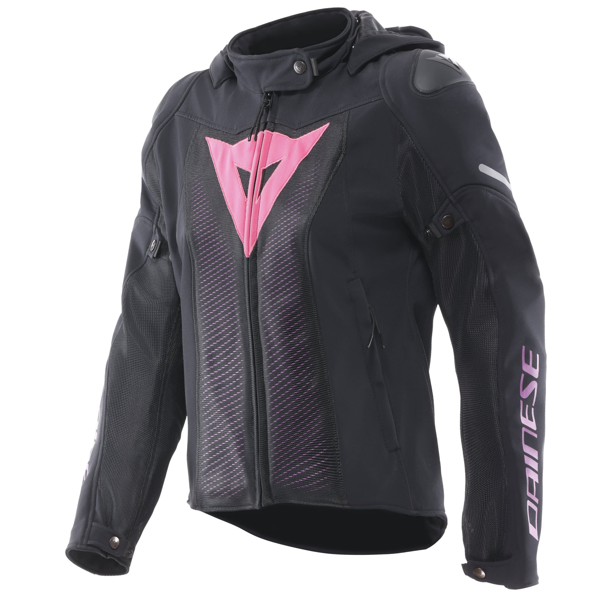 Dainese Dainese Ladies Super Sprint Air Textile Jacket - Black / Pink / Violet