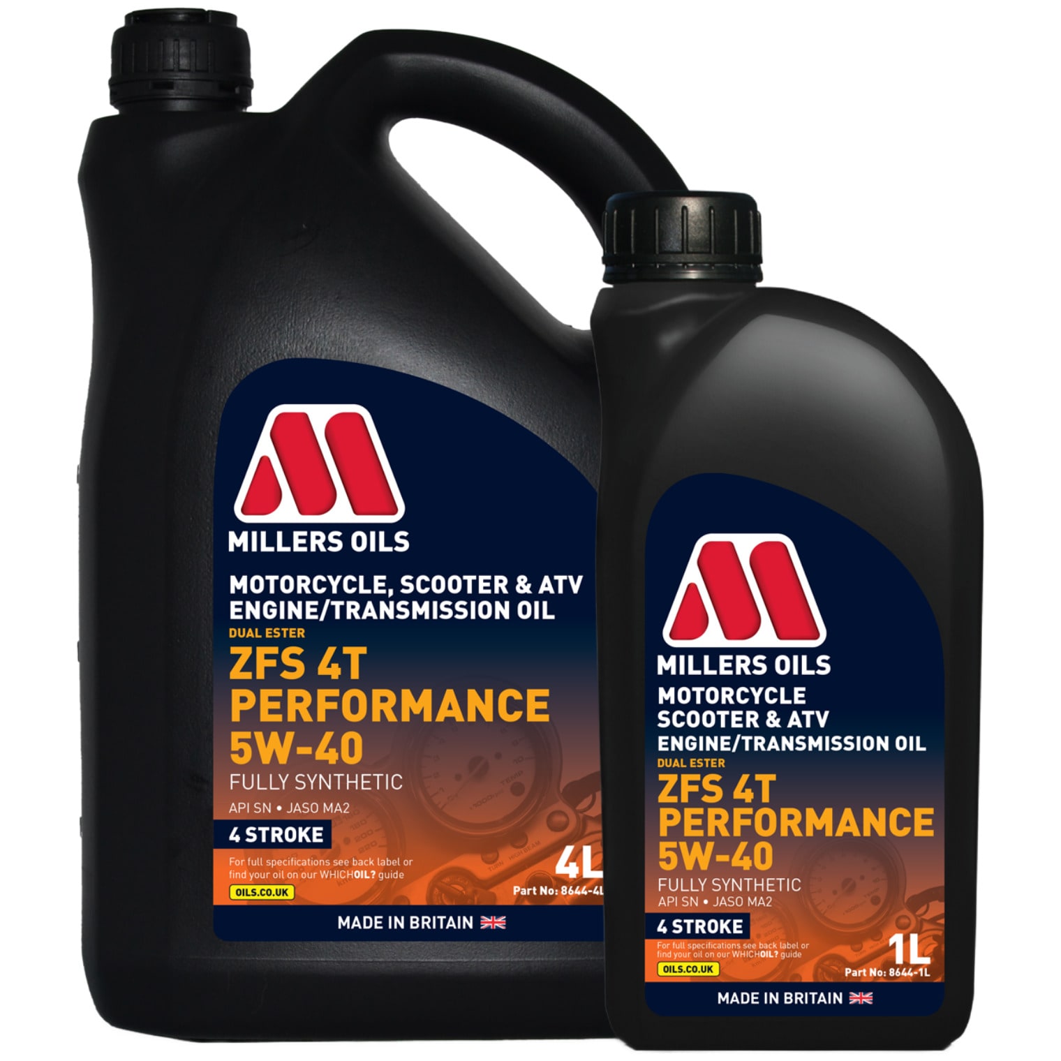 Millers Oils Millers Oils ZFS 4T Performance 5w40