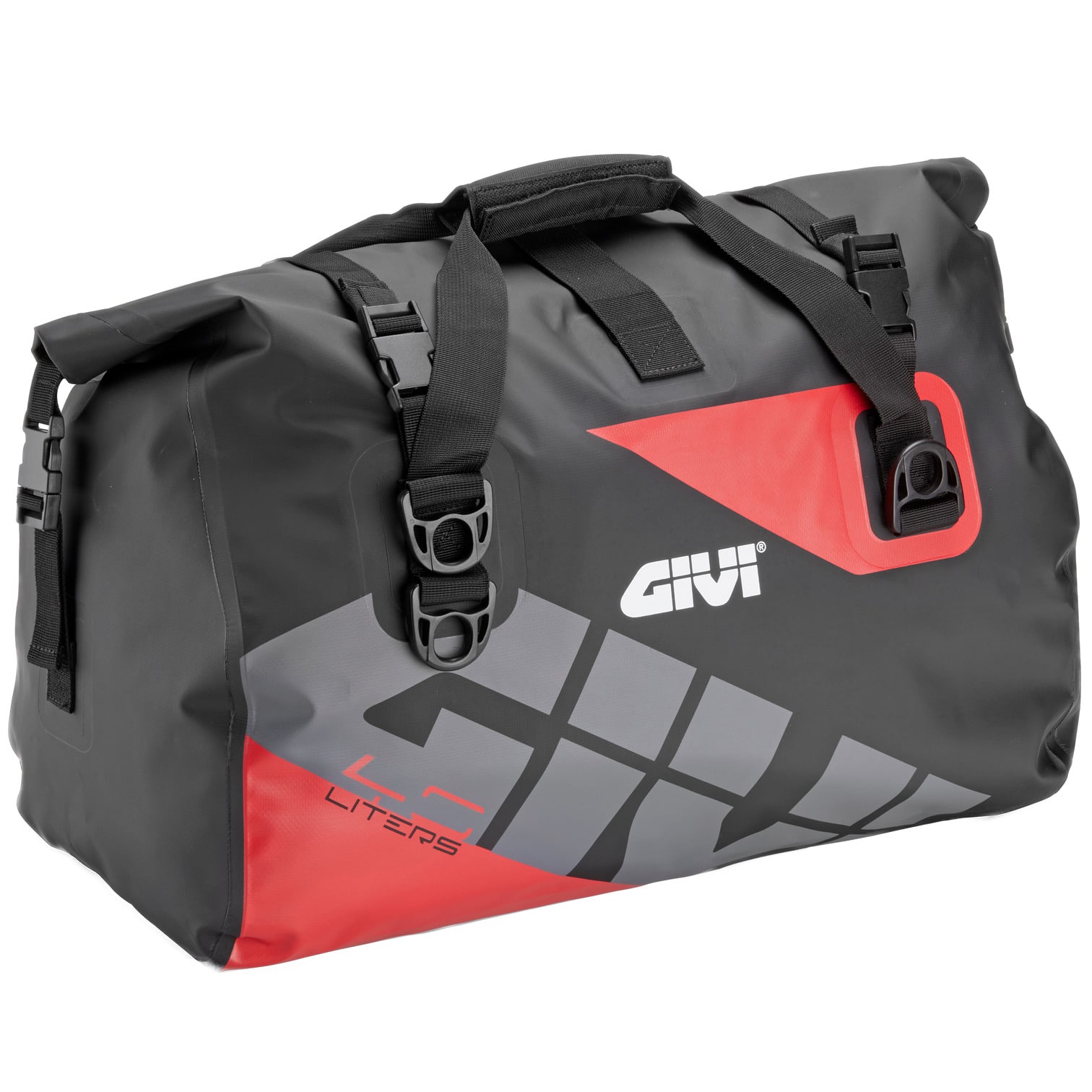 Givi Givi EA115GRB 40L Roll Top Hold All - Grey / Red