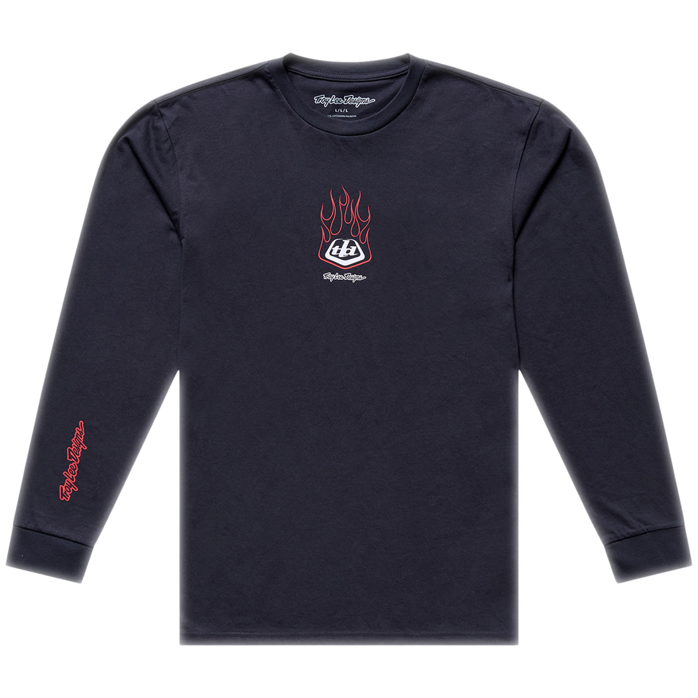 トップス 90's Lee Pipes Flame Long Sleeve Troy Lee Designs Long Sleeve T-Shirt - Flame2 Carbon - FREE UK