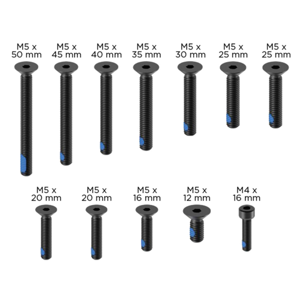Quad Lock Quad Lock Replacement Motorcycle Pro Screw Set v2 - Black