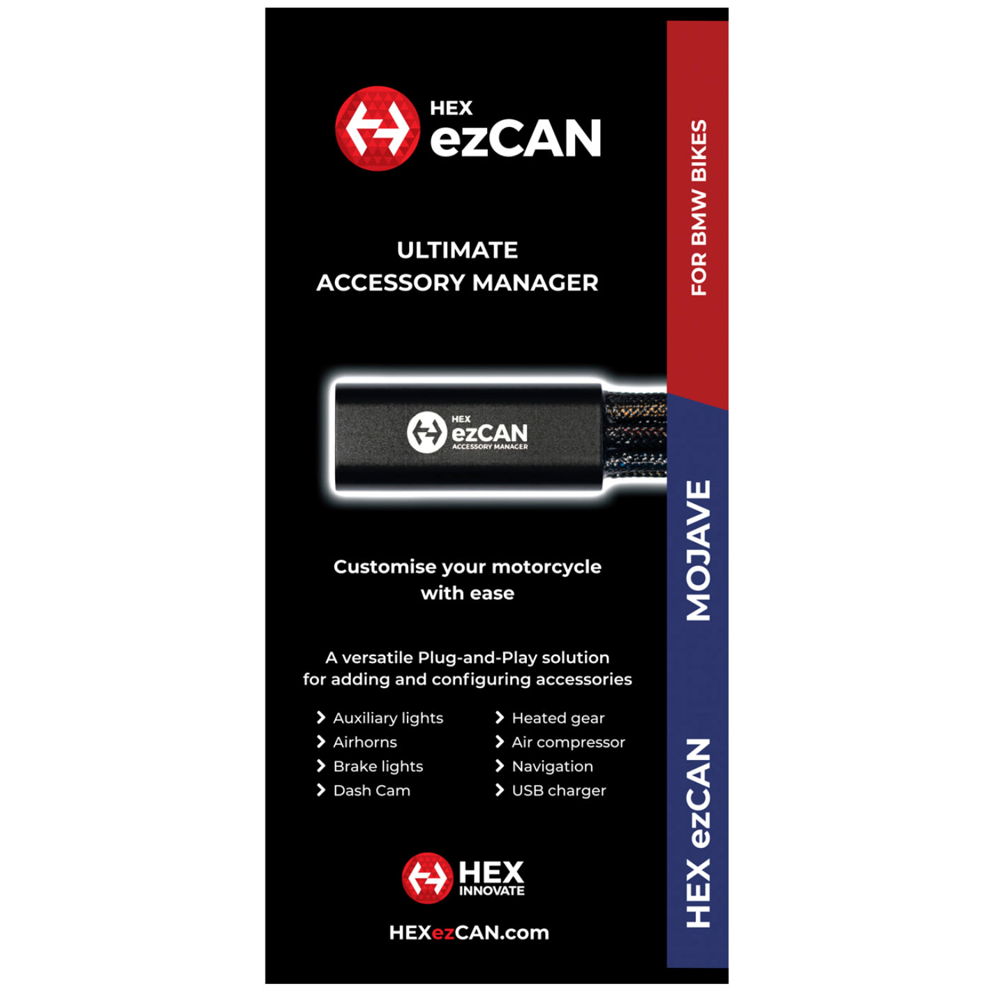 HEX Innovate HEX Innovate ezCAN Mojave - BMW R1300