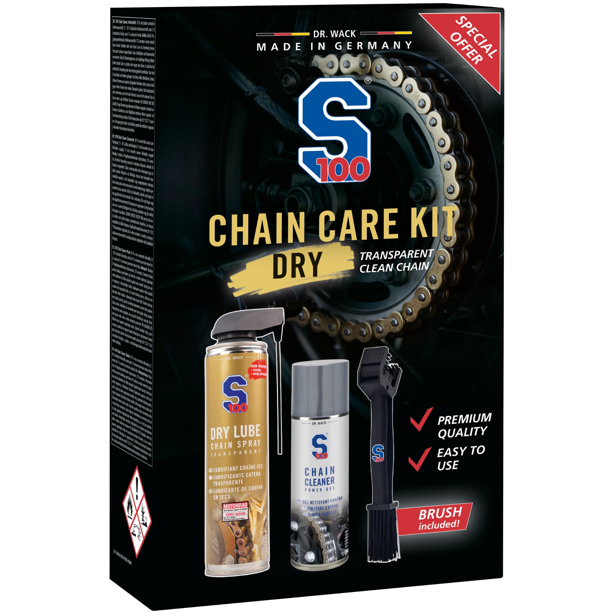 S100 S100 Dry Chain Maintenance Kit