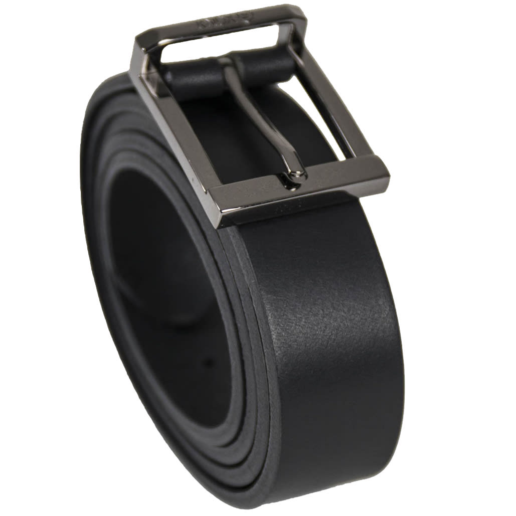 Knox Knox Mens Leather Belt - Black
