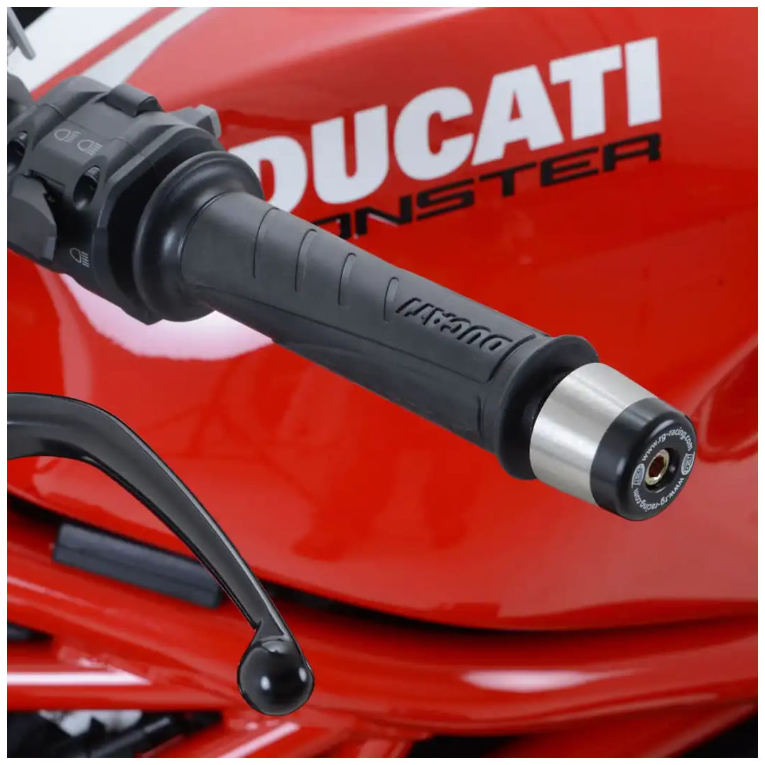 R&G Racing R&G Racing Bar End Sliders - BE0101BK - Ducati Monster 1200R
