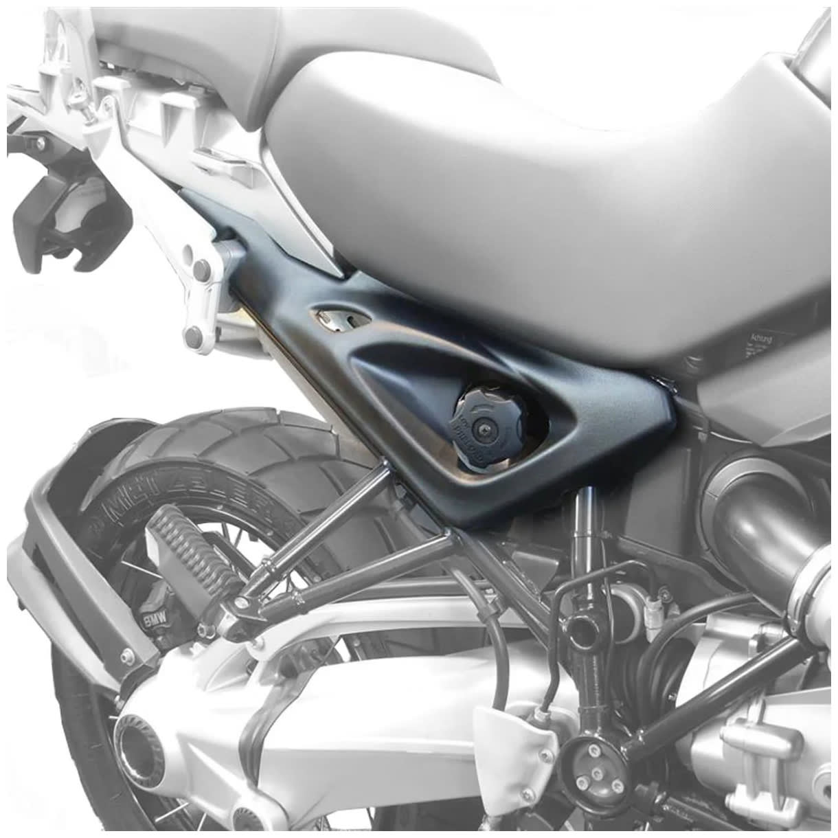 Pyramid Pyramid Infill Panels Satin Black - BMW R1200GS / Adventure (04-12)