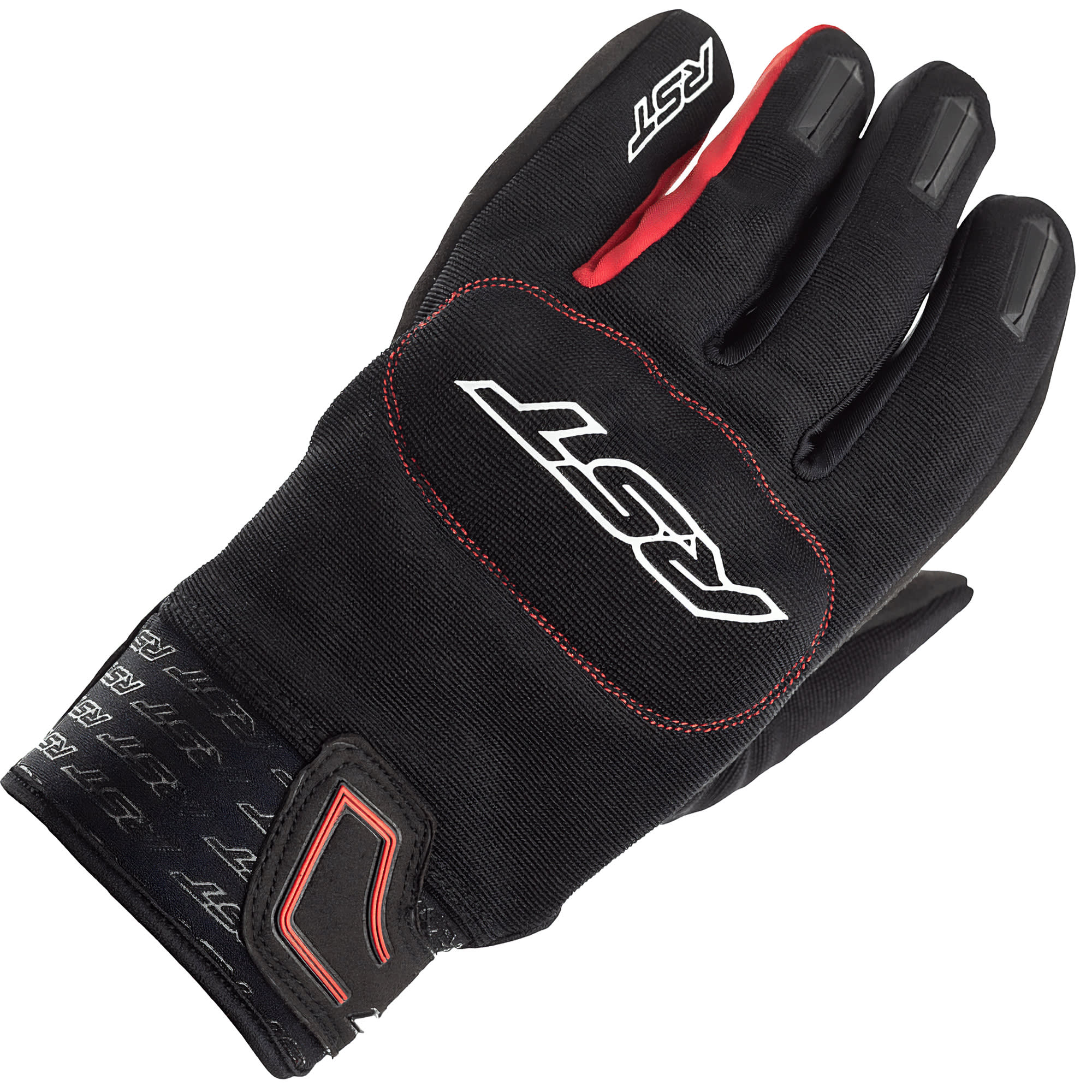 RST RST Rider CE Textile Gloves - Black / Red