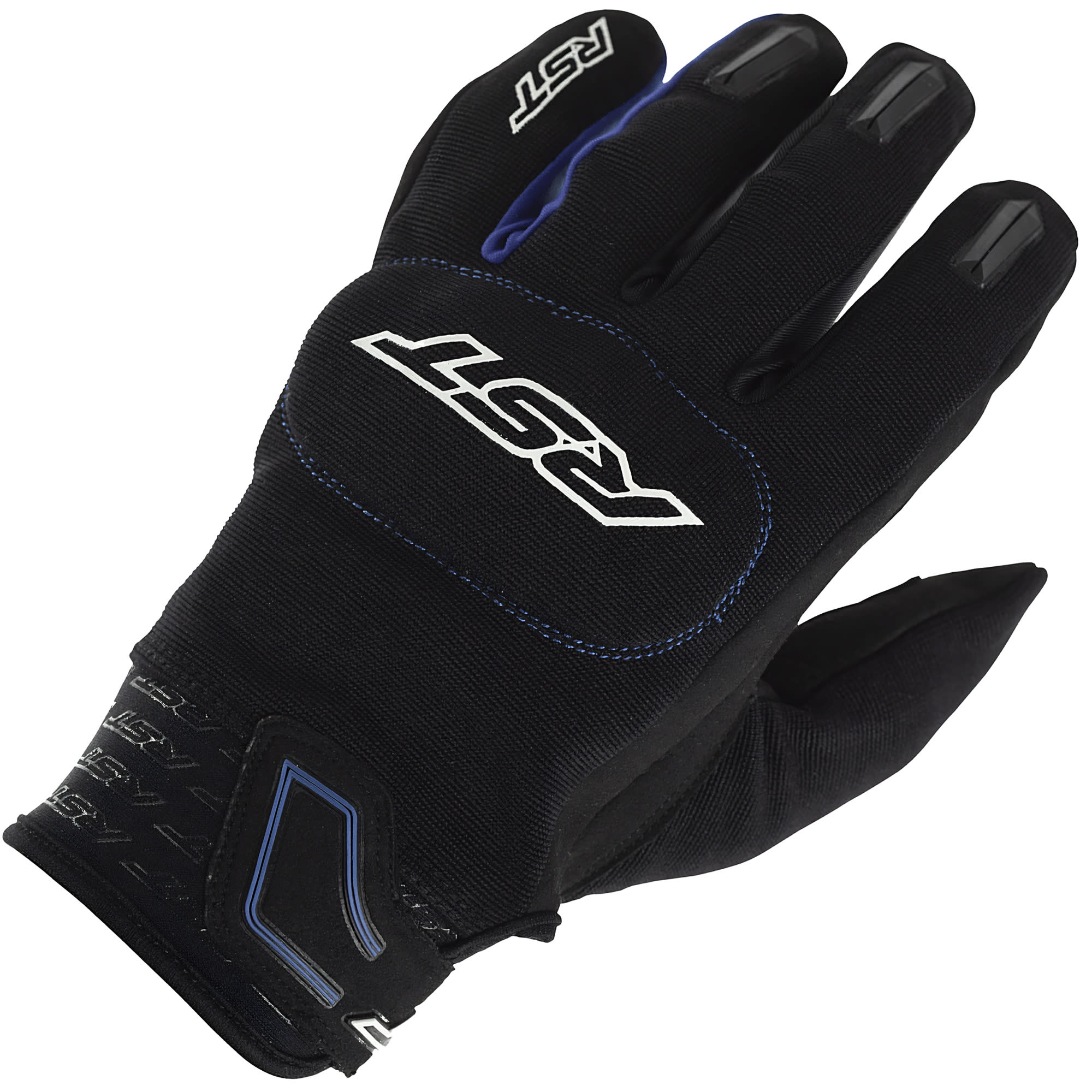 RST RST Rider CE Textile Gloves - Black / Blue