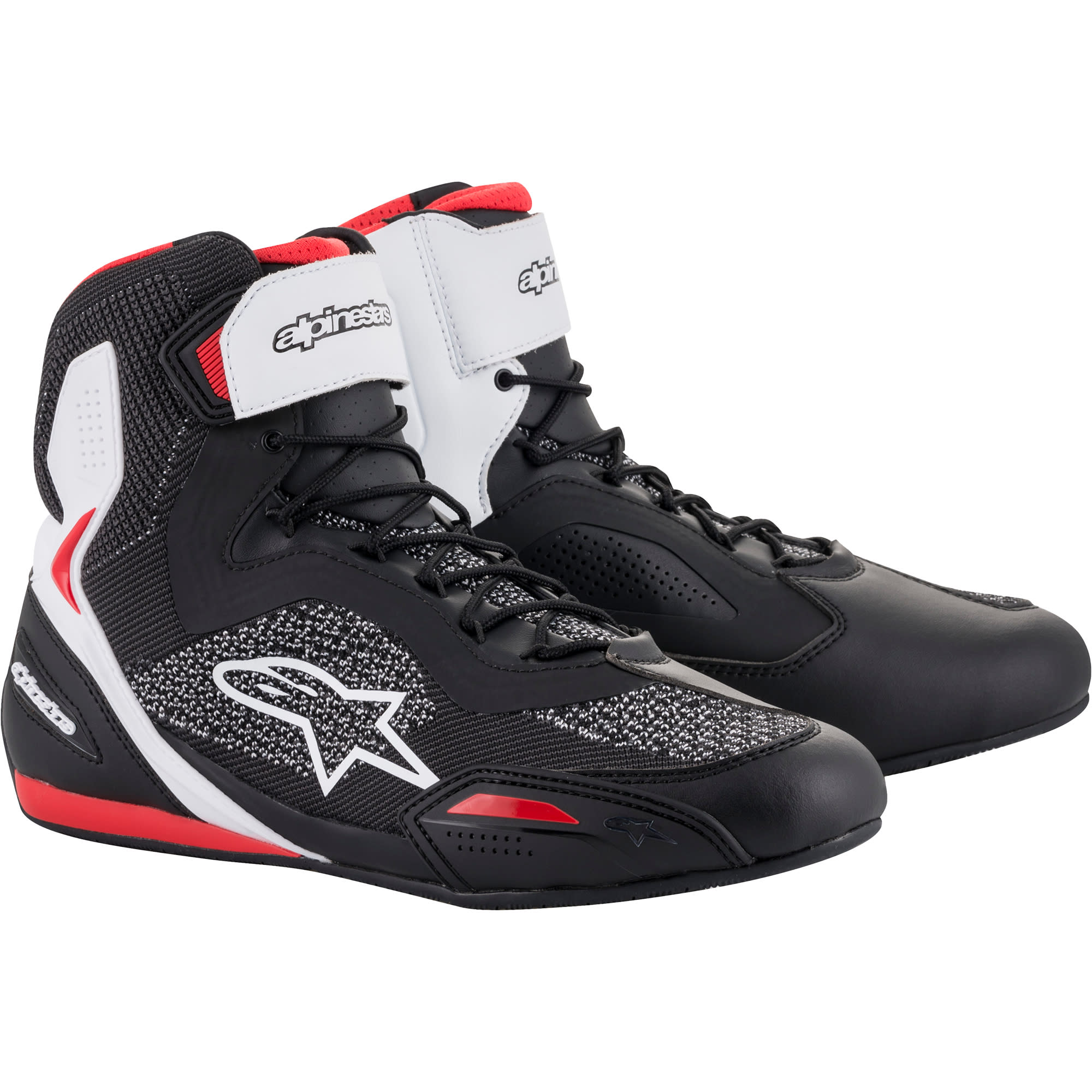 Alpinestars Alpinestars Faster-3 Rideknit Shoes - Black / White / Red
