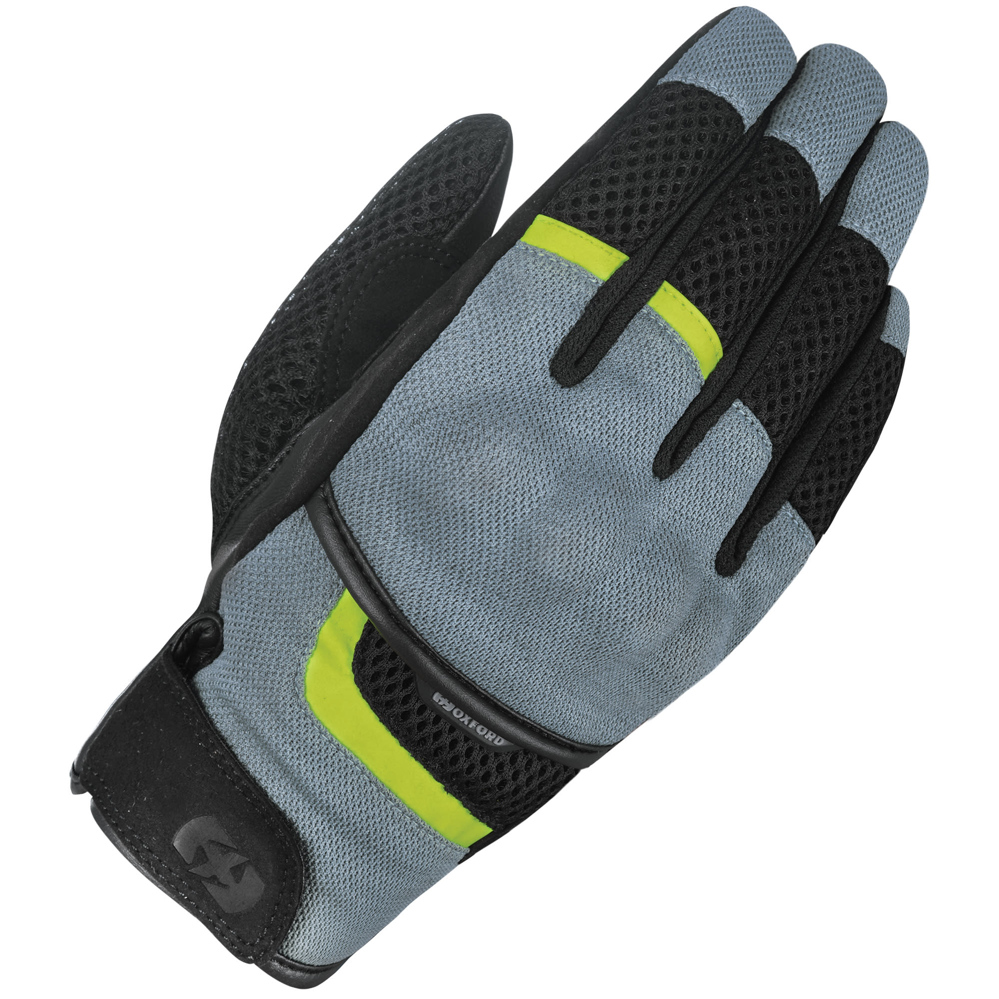 Oxford Clothing Oxford Brisbane Air Short Textile Gloves - Charcoal / Black