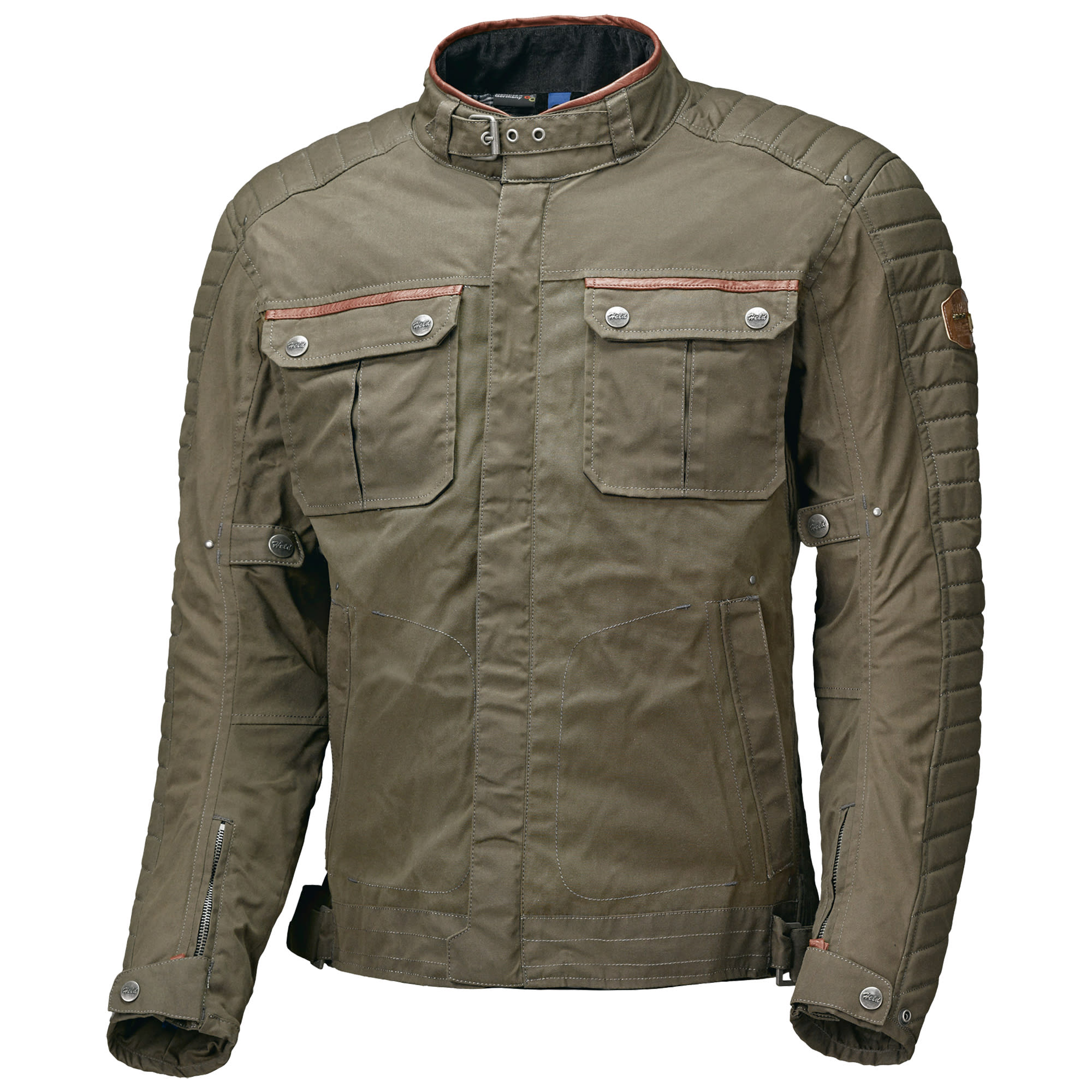 Held Held Bailey Wax Textile Jacket - Khaki