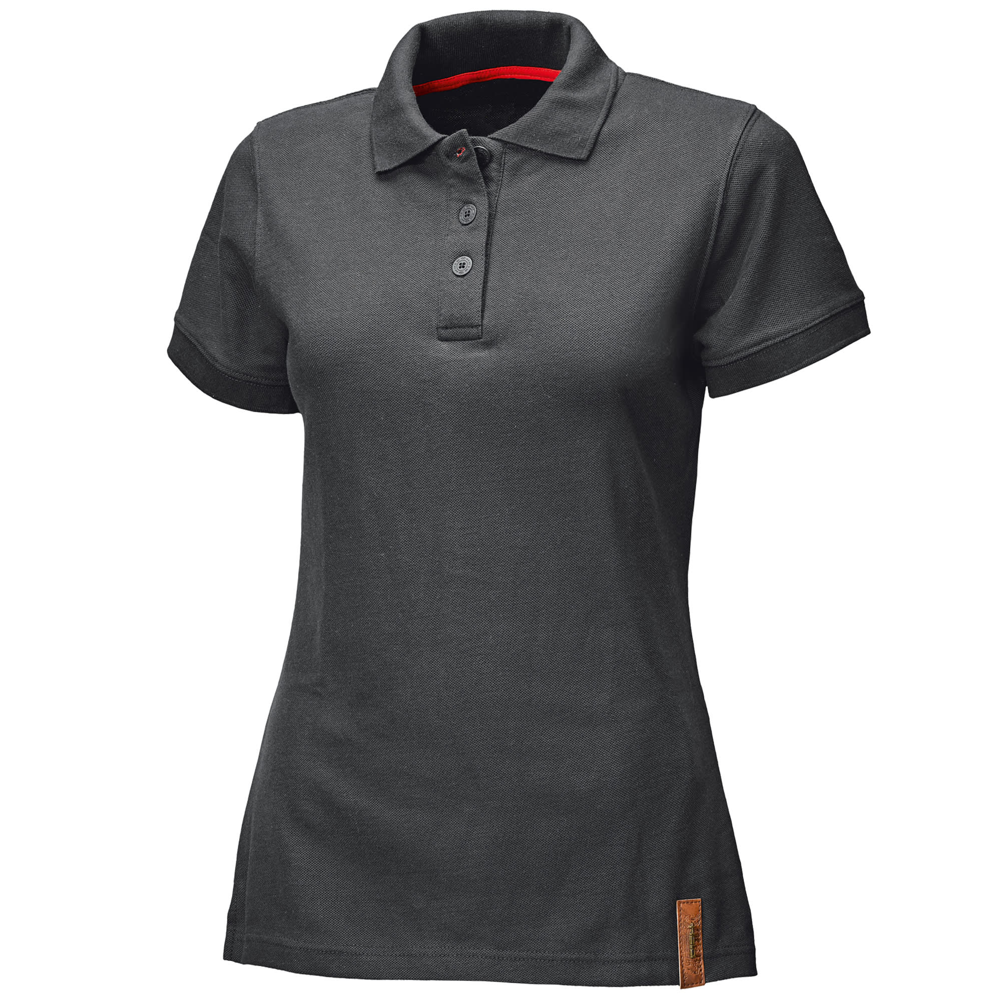Held Held Ladies Polo Bikers T-Shirt - Black