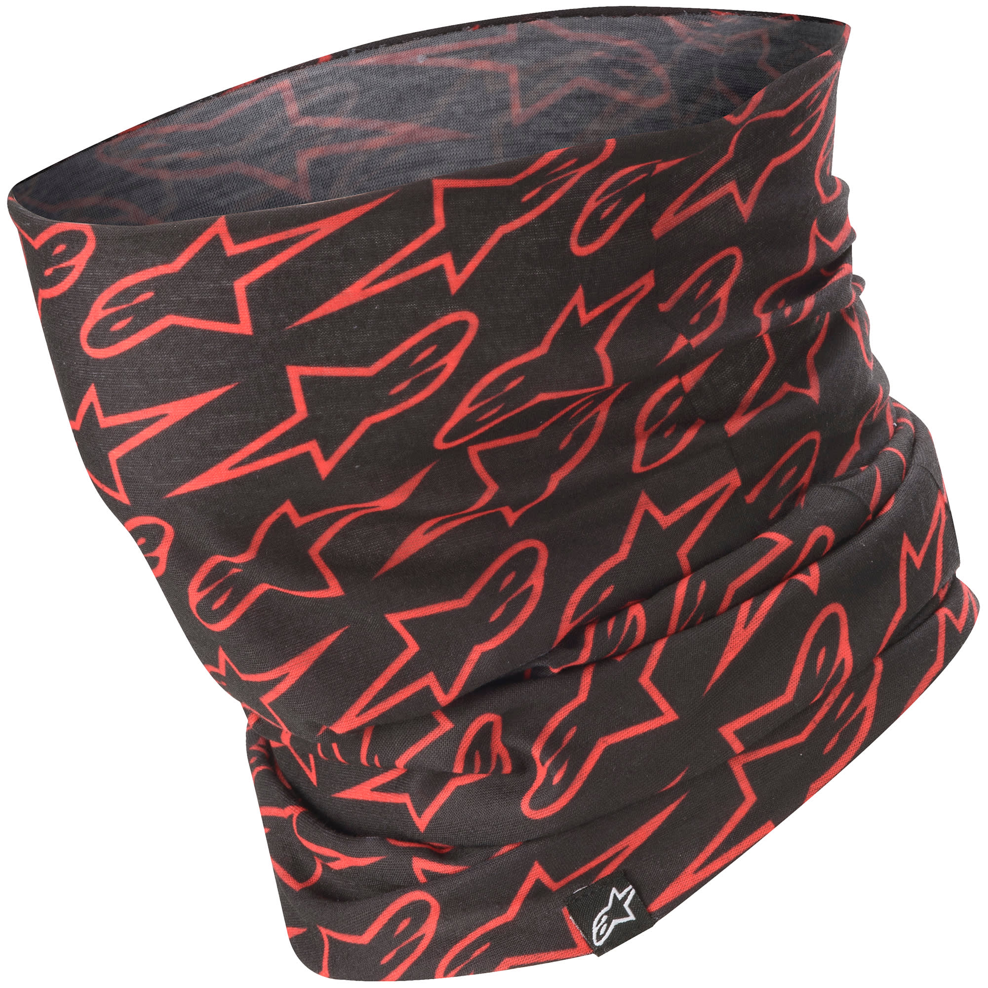 Alpinestars Alpinestars Astars Neck Tube - Black / Red Fluo