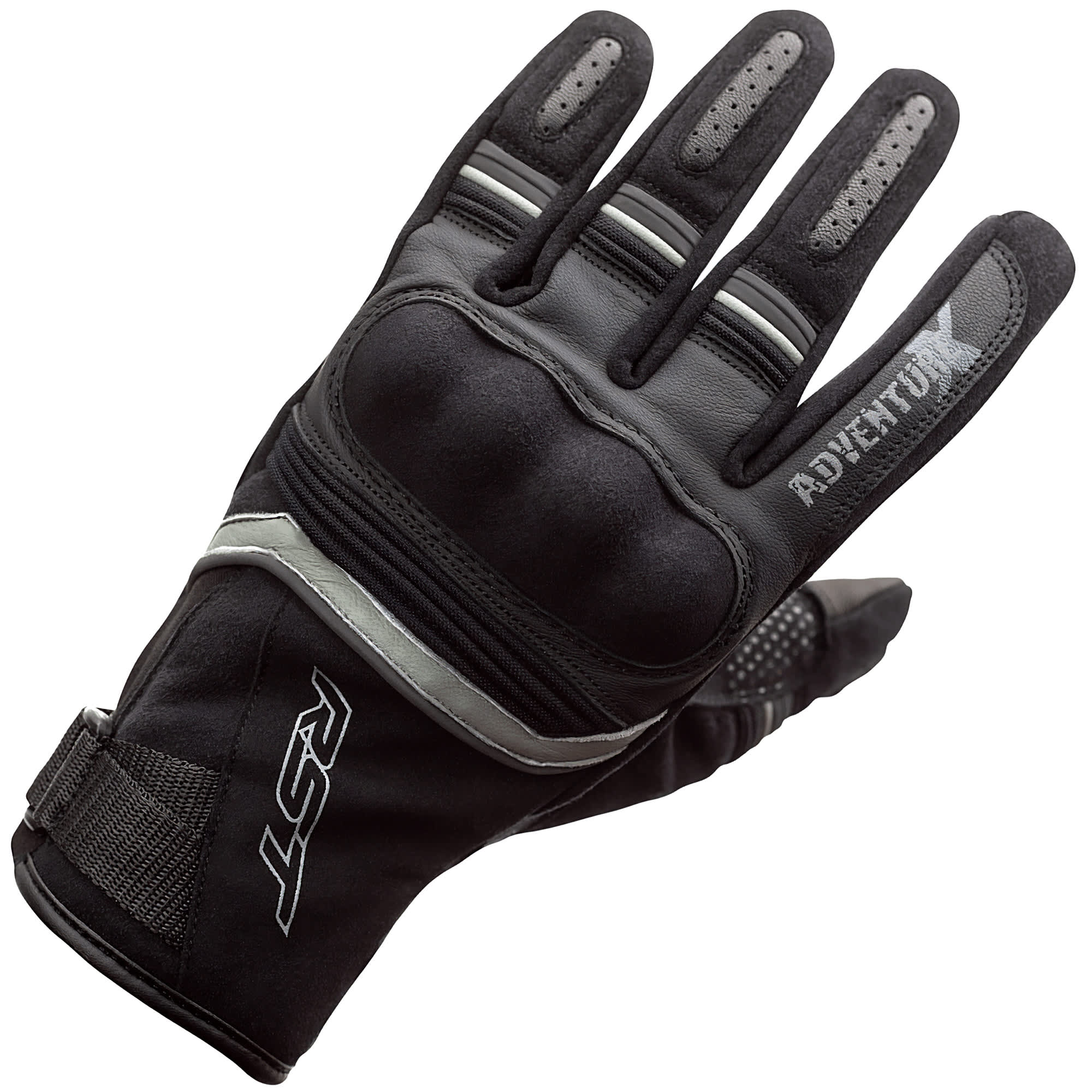 RST RST Adventure-X CE Textile Gloves - Black / Black