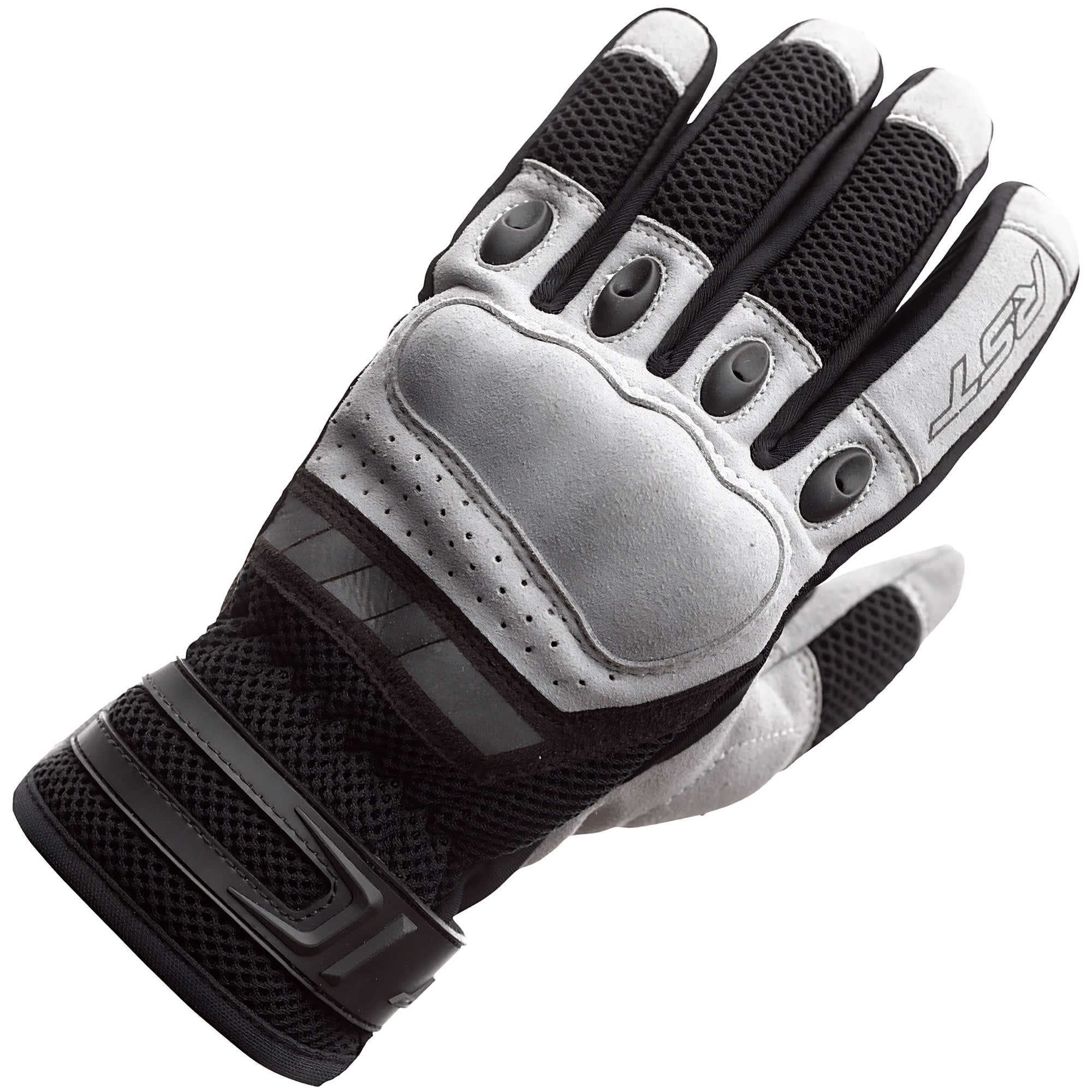 RST RST Ventilator-X CE Textile Gloves - Silver / Black