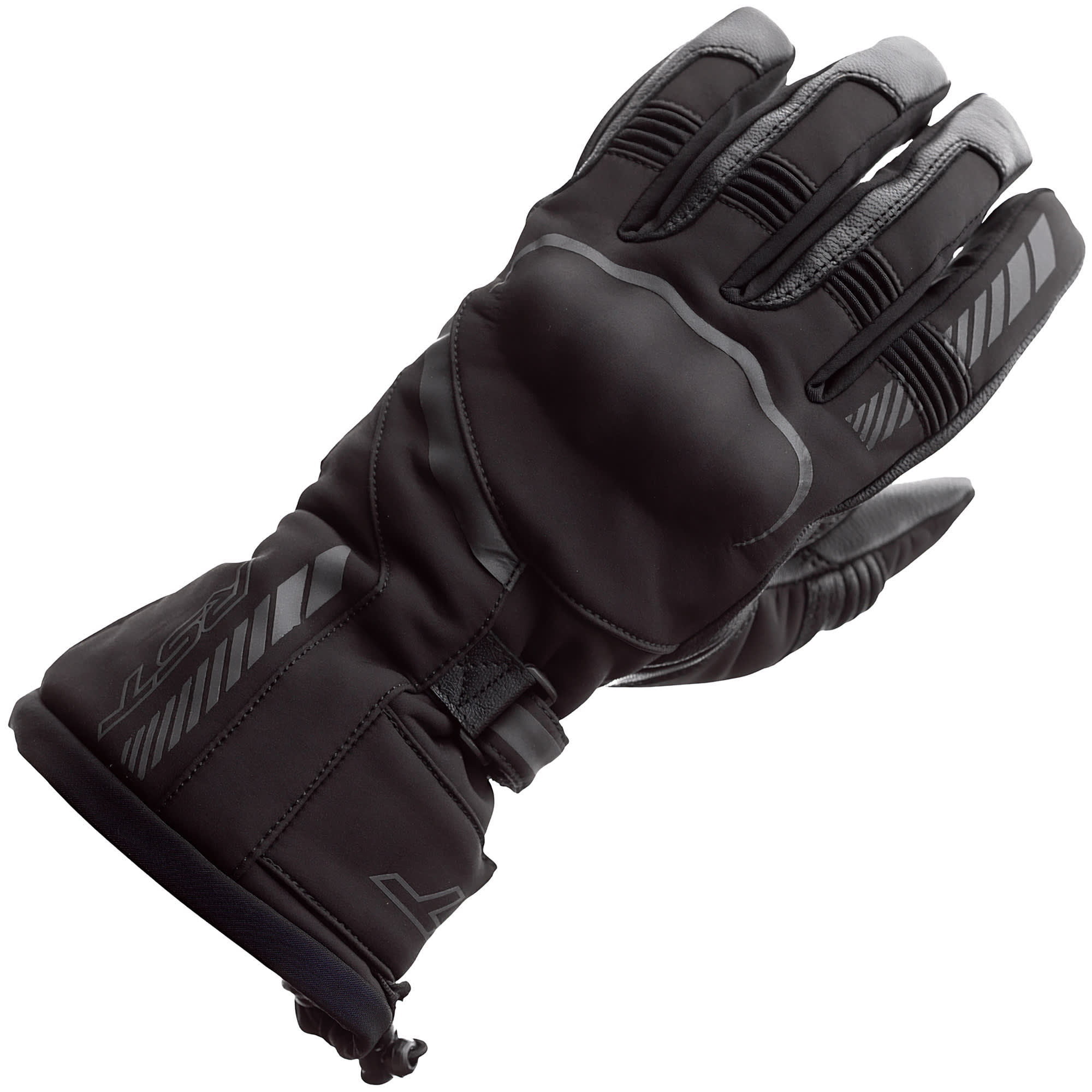 RST RST Atlas CE Mixed Waterproof Gloves - Black / Black