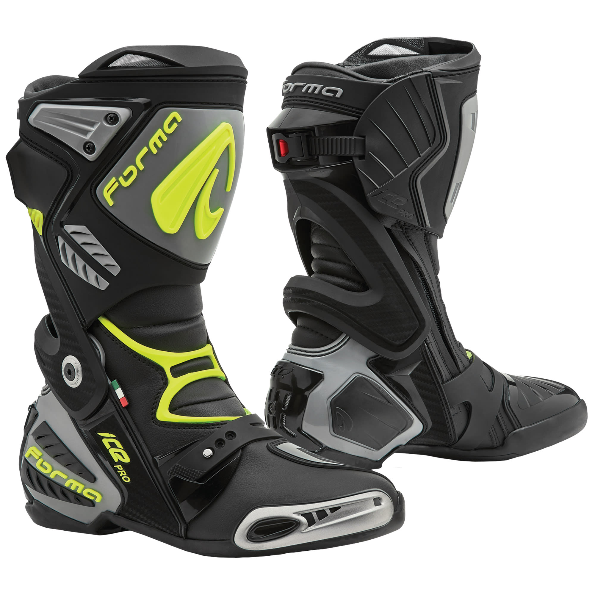 Forma ICE PRO EU43(27.5) レーシングブーツ Forma Ice Pro Boots - Black / Grey / Fluo - FREE UK DELIVERY