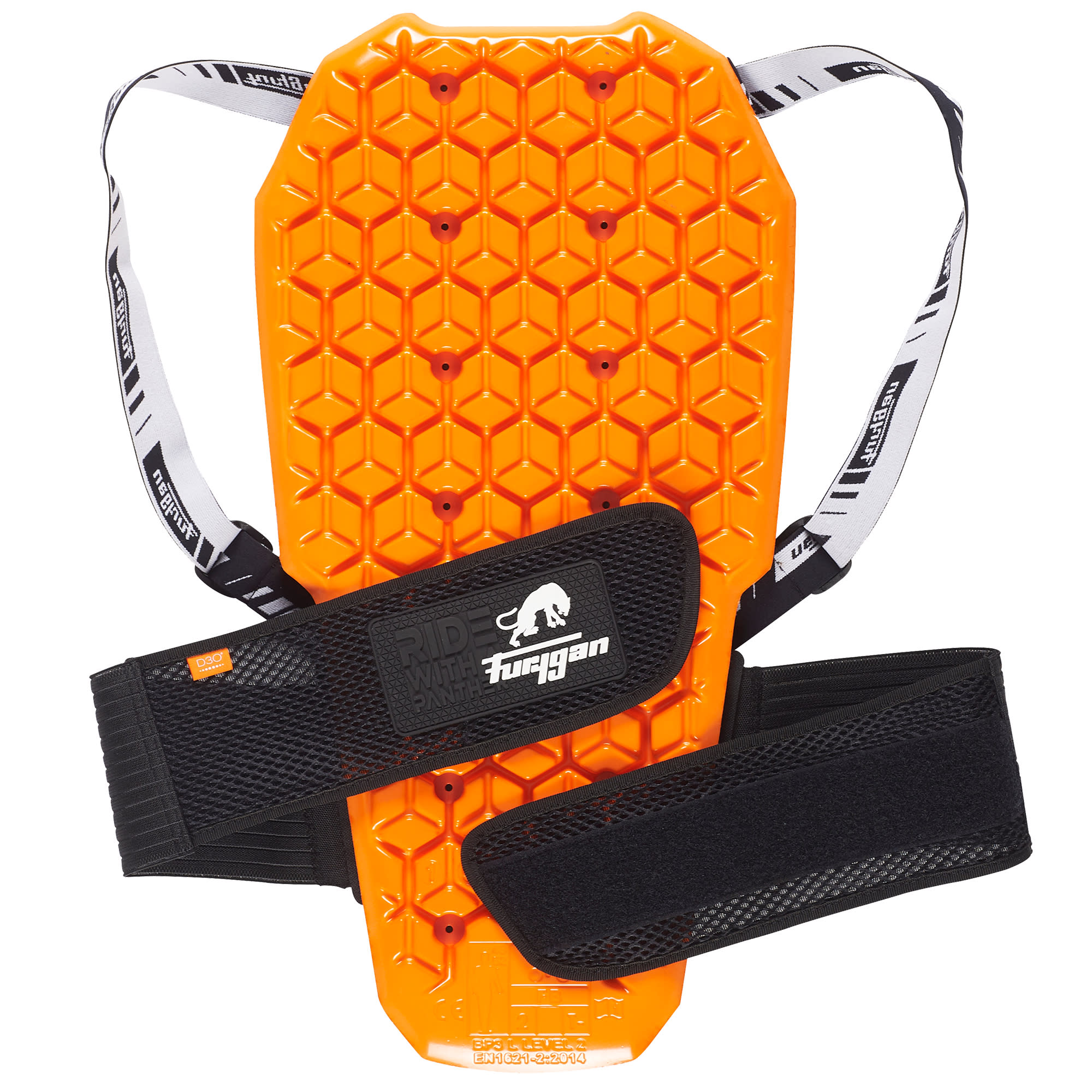 Furygan D3O FULL BACK FURY - Protection Fullback - D3O - Protection dorsale et veste de moto - Approuvé CE niveau 2 - Haute sécurité - Universelle