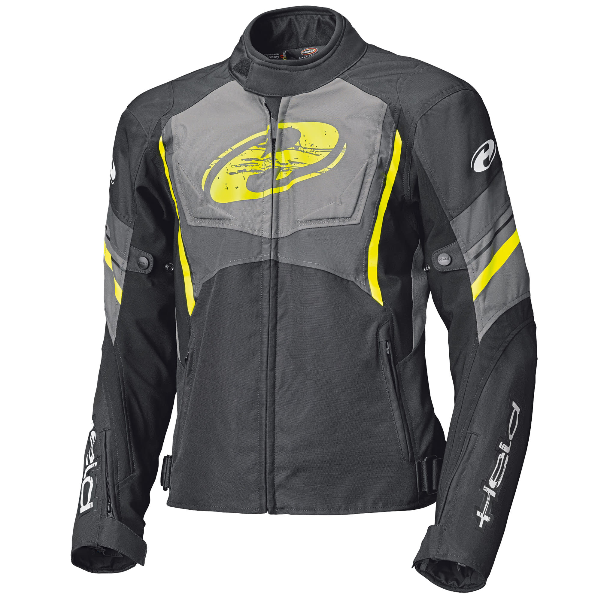 Held Held Baxley Textile Jacket - Black / Fluo Yellow