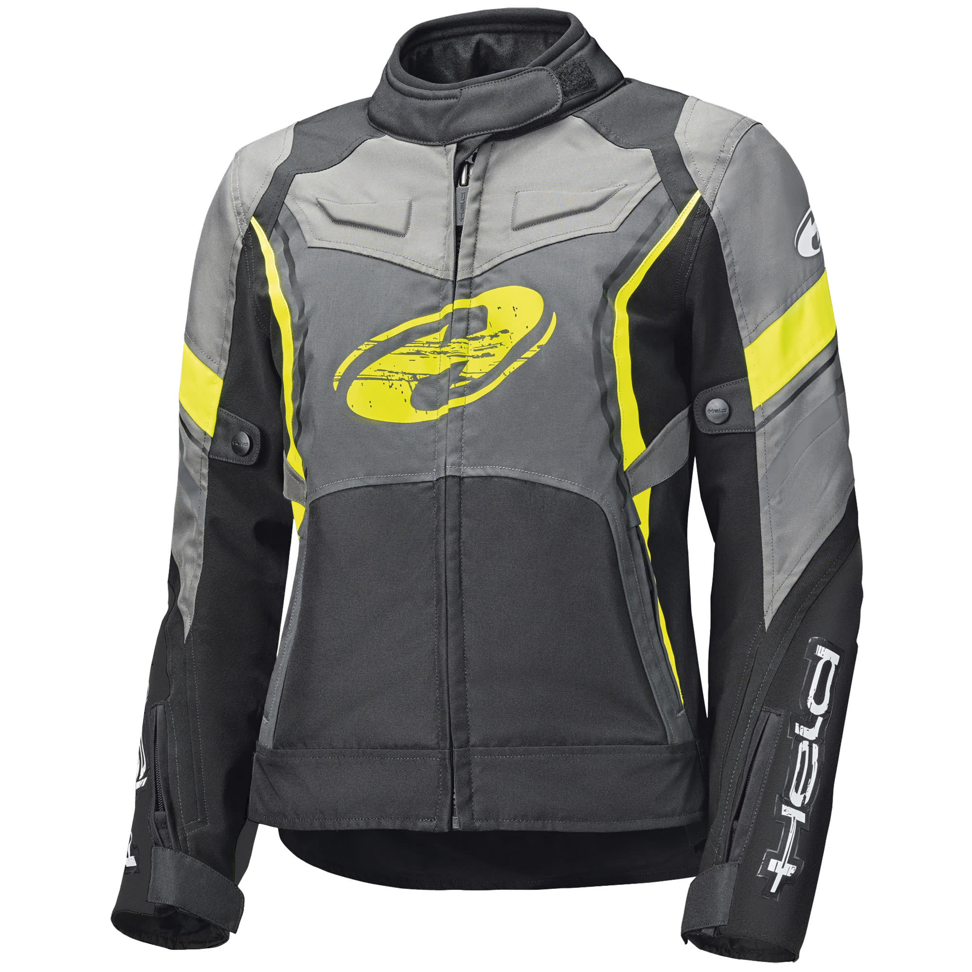 Held Held Ladies Baxley Textile Jacket - Black / Fluo Yellow