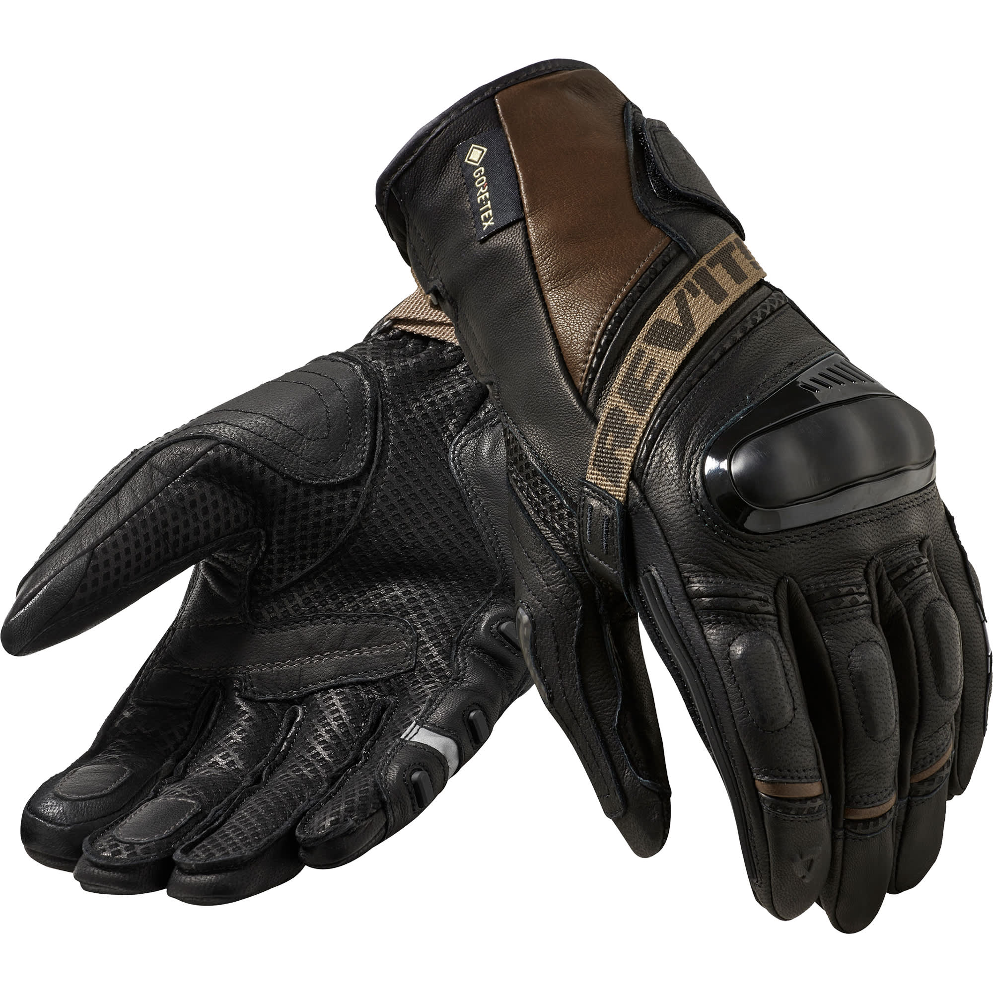 Rev'it Rev'it Dominator 3 Gore-Tex Gloves - Black / Sand