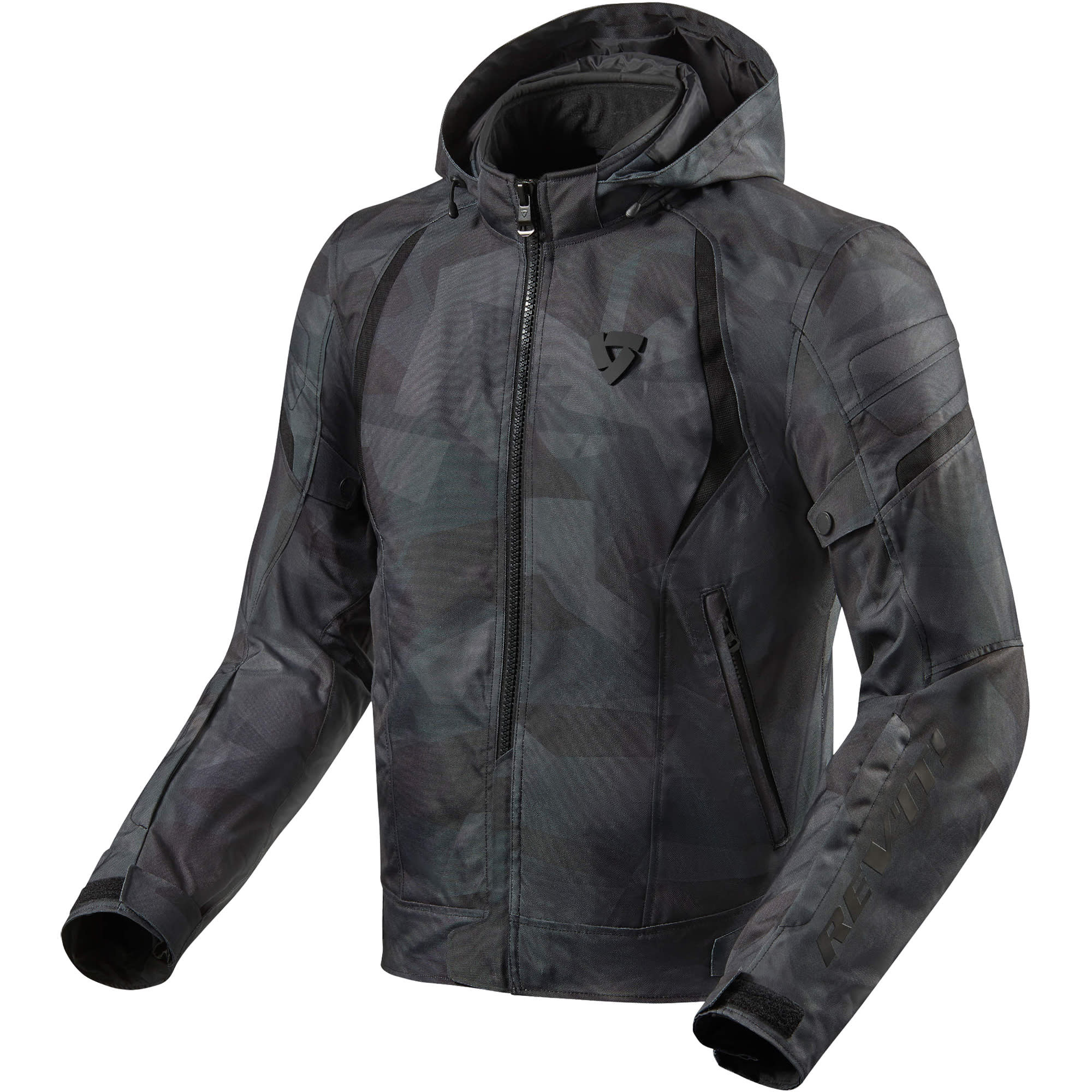 Rev'it Flare 2 Textile Jacket - Camo Black / Grey - FREE UK DELIVERY
