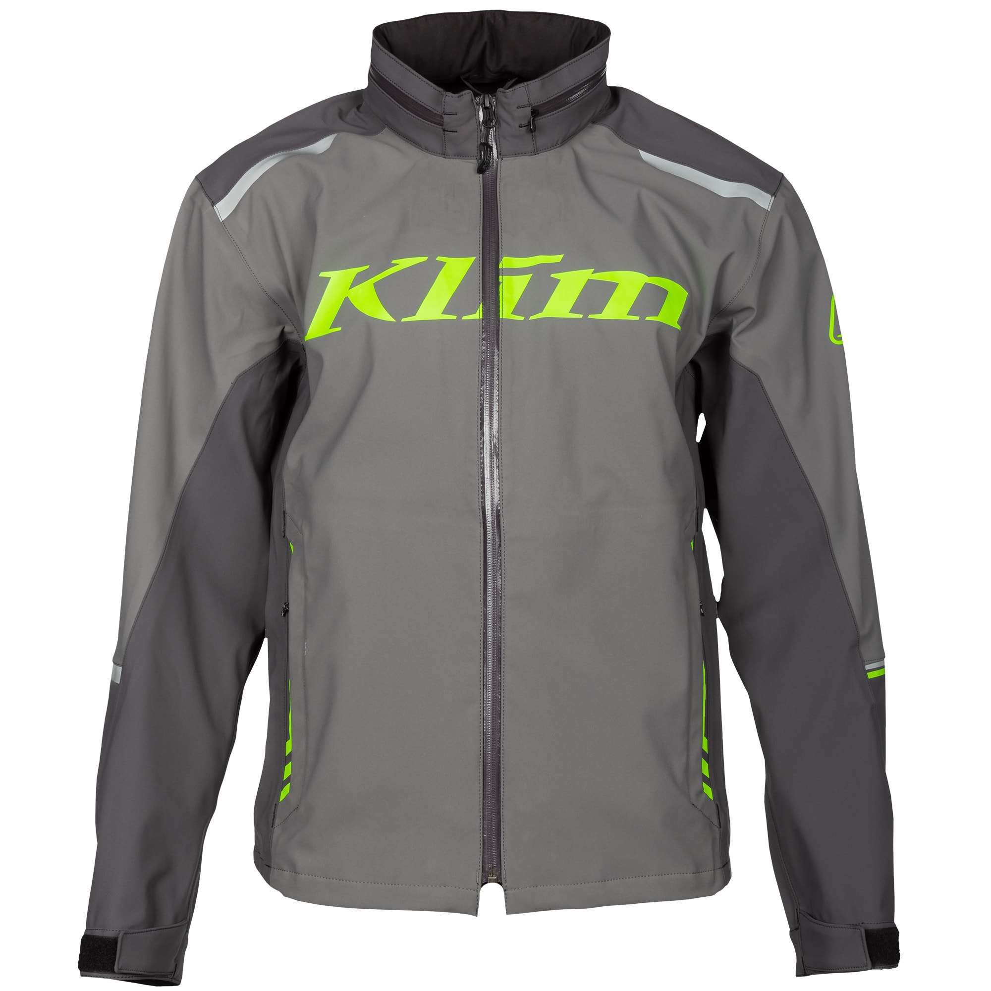 Klim Klim Enduro S4 Textile Overshell Jacket - Castlerock Grey / Electrik Gecko