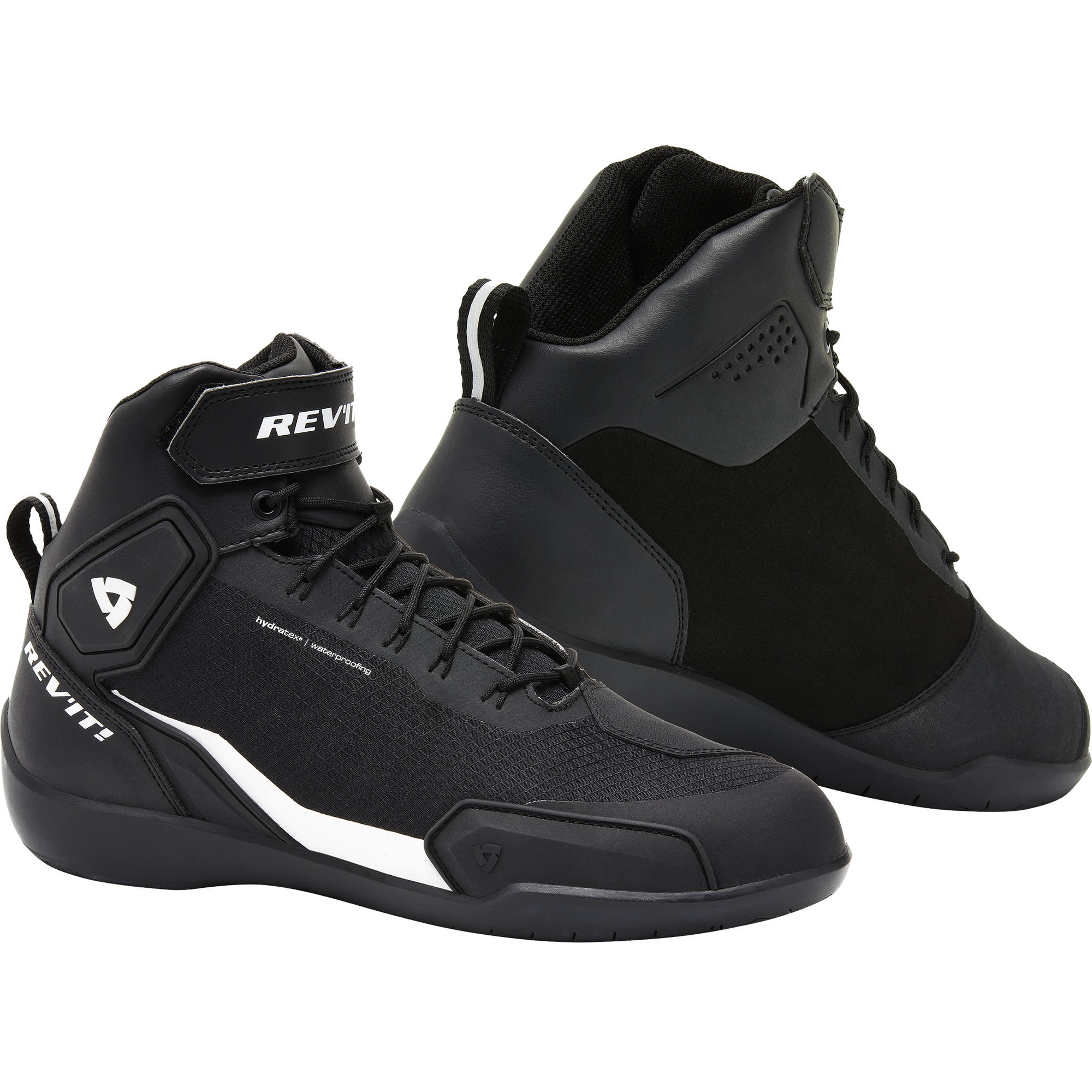 Rev'it G-Force H2O Textile Boots - Black / White - FREE UK DELIVERY