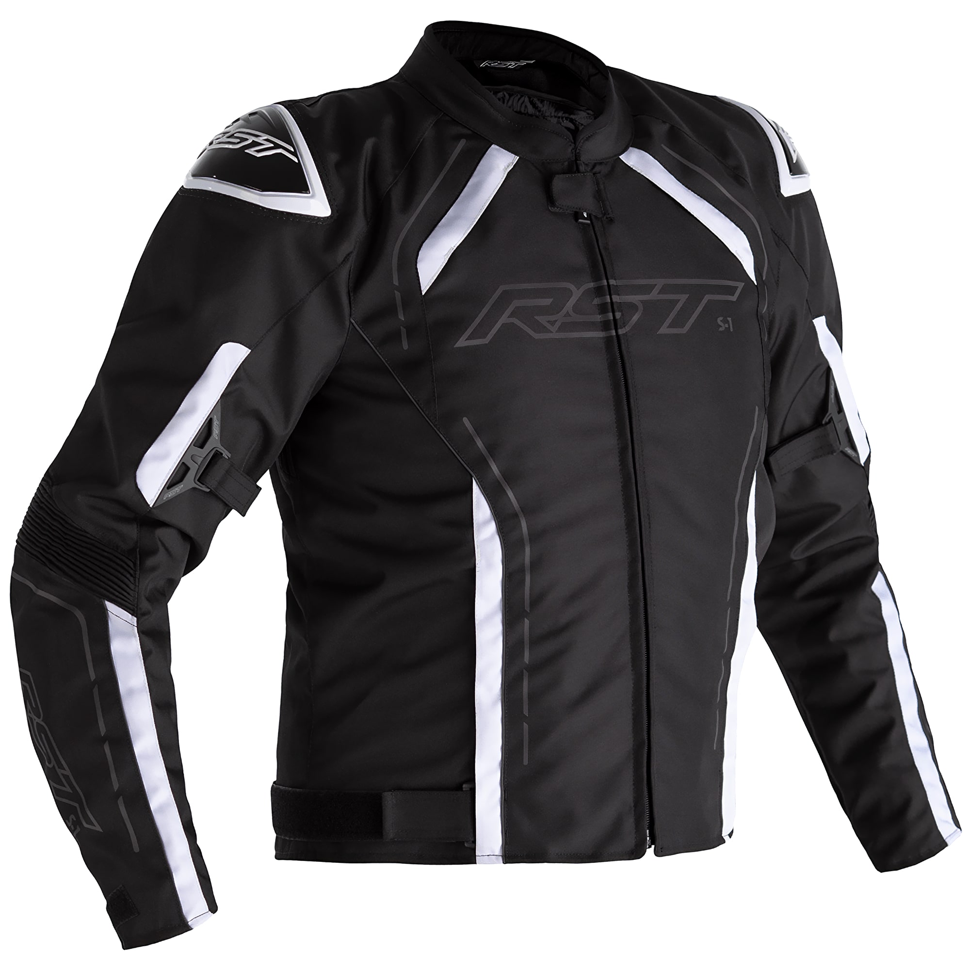 RST RST S1 CE Textile Jacket - Black / White