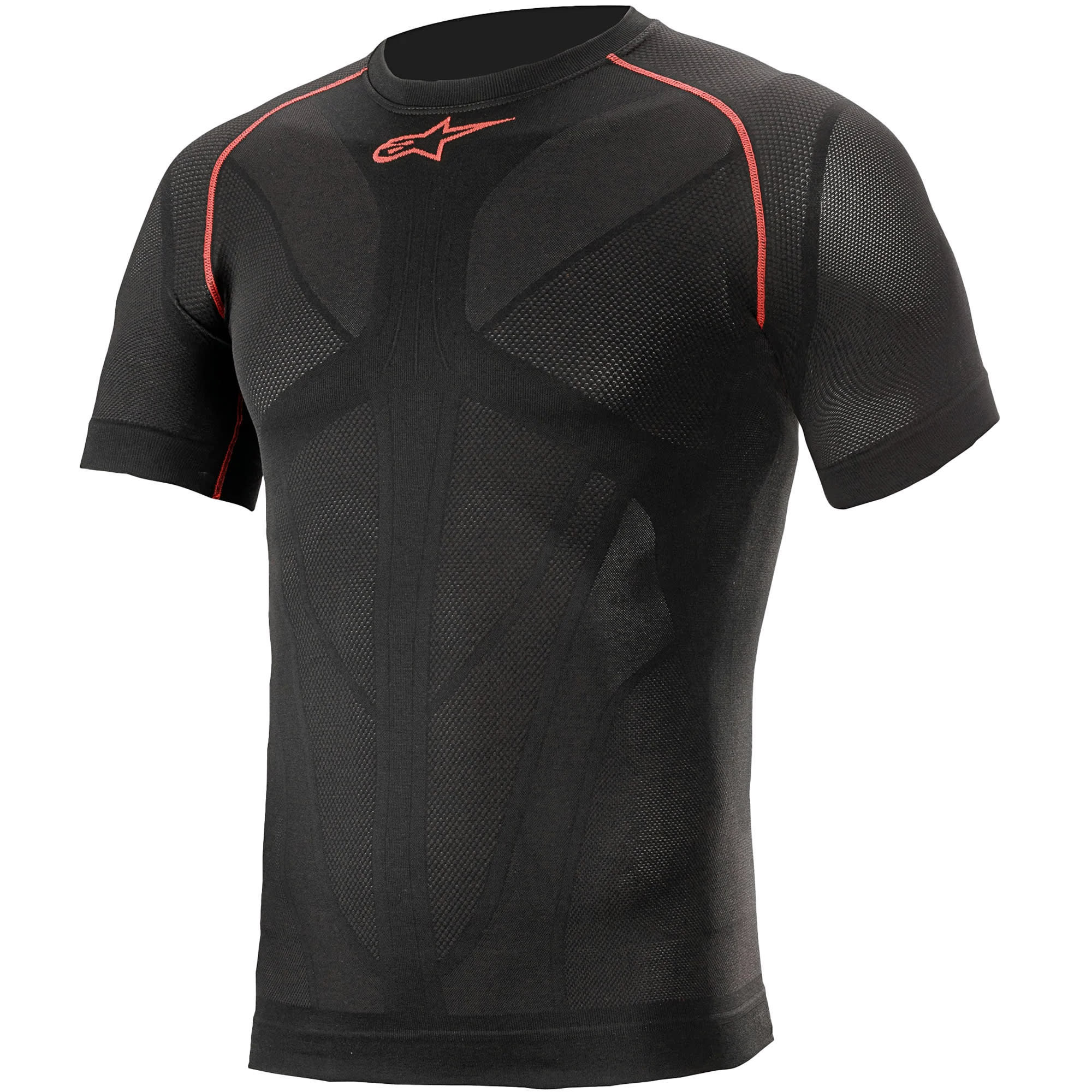 Alpinestars Alpinestars Ride Tech V2 Short Sleeve Summer Top - Black / Red