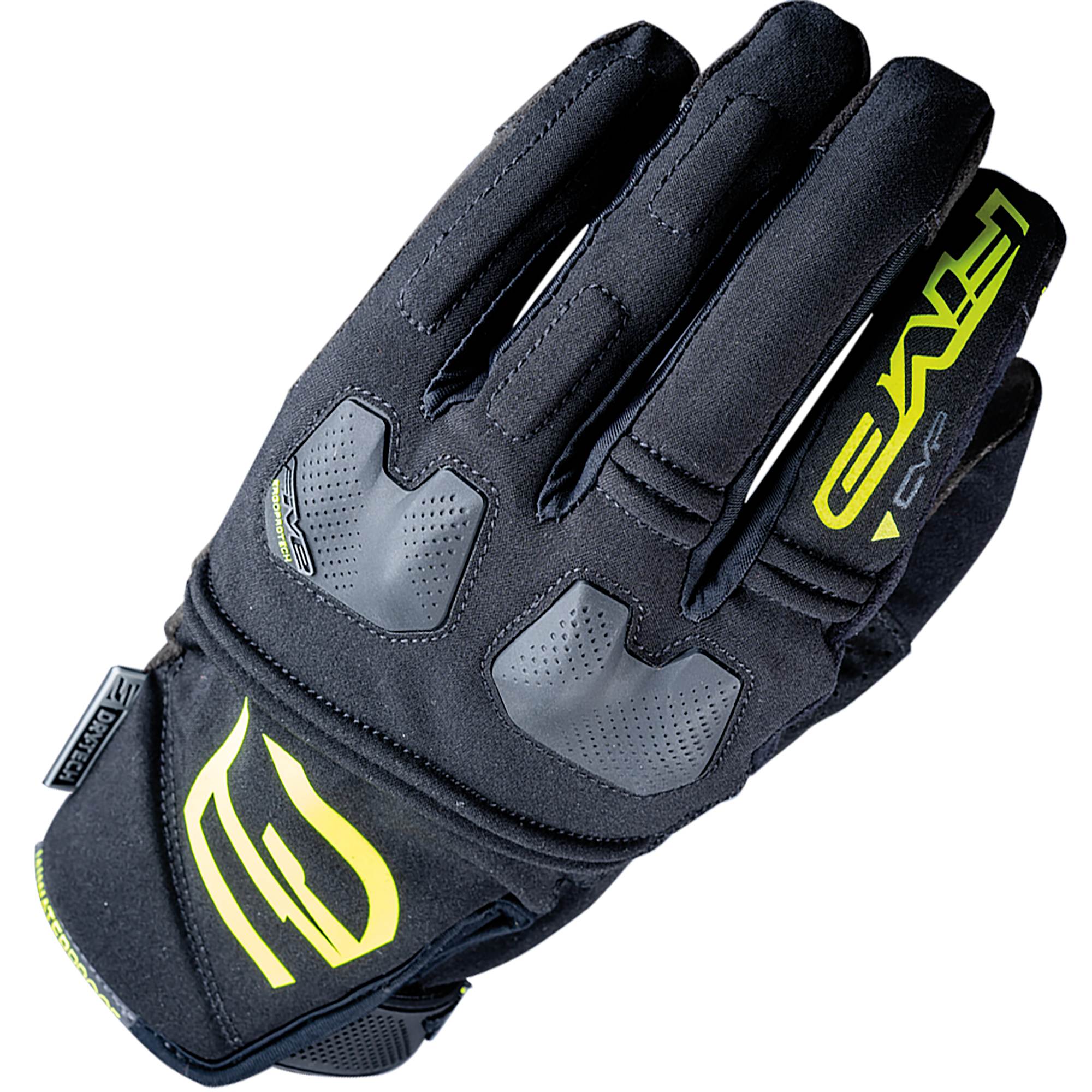Five Five E-WP Gloves - Black / Fluo Yellow