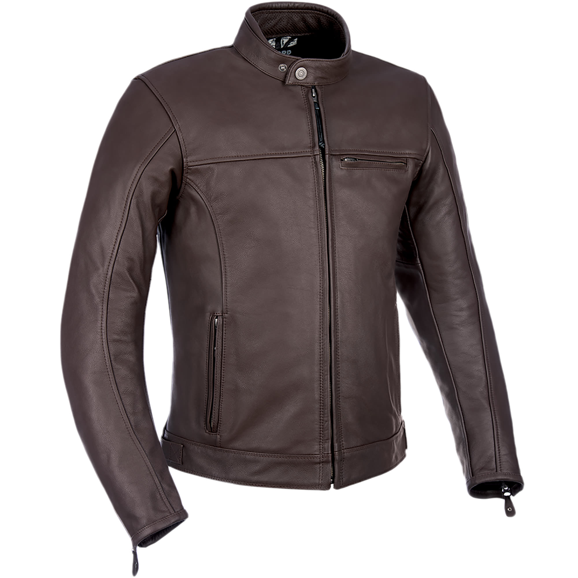 Oxford Walton Leather Jacket - Brown - FREE UK DELIVERY