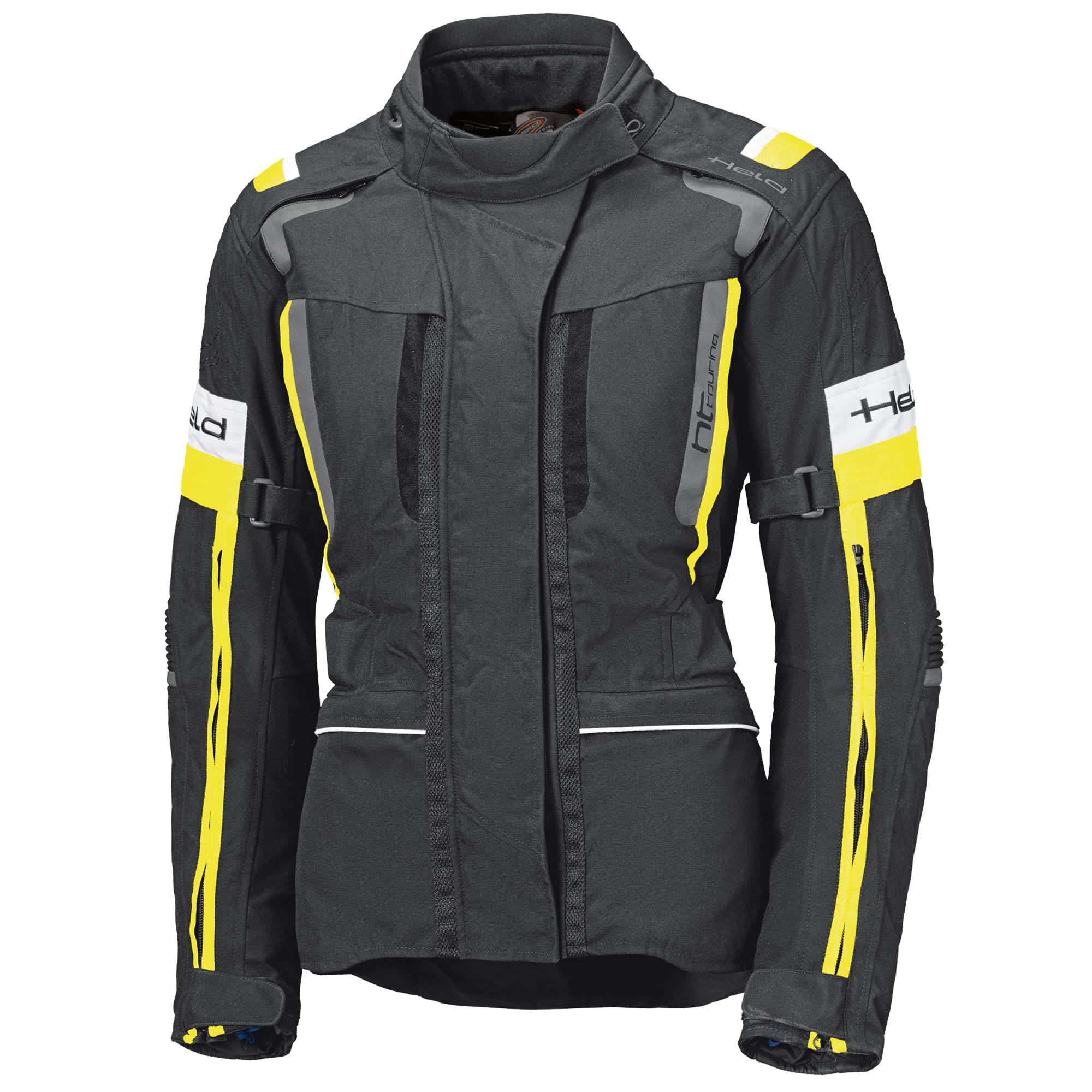 Held Held Ladies 4-Touring II Textile Jacket - Black / Fluorescent Yellow