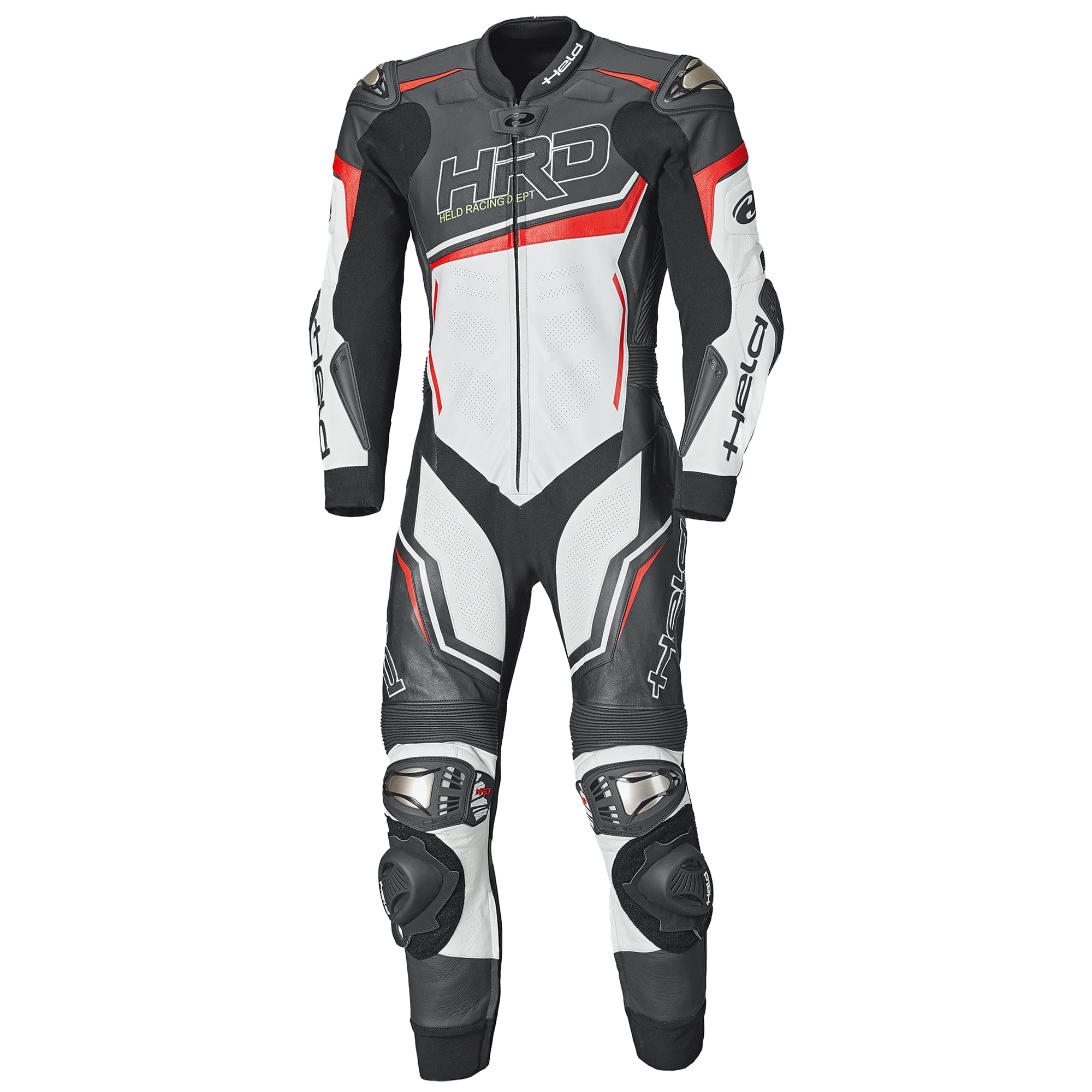 Held Held Slade II 1 Piece Leather Suit - Black / White / Red