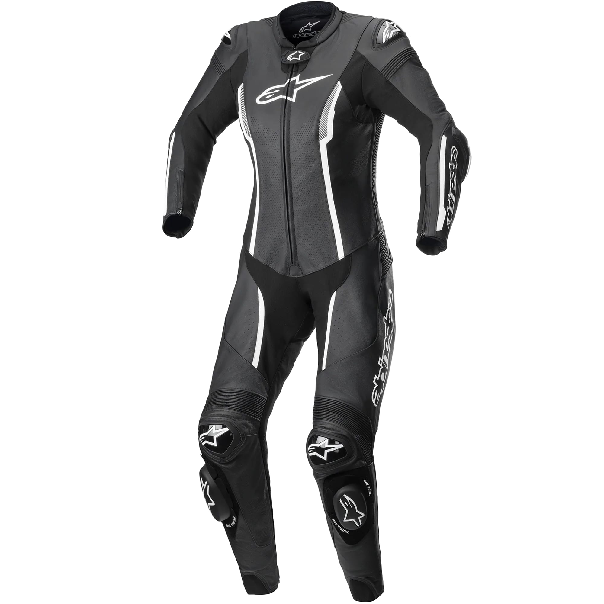 Alpinestars Stella Missile V2 1 Piece Ladies Suit - Black / White