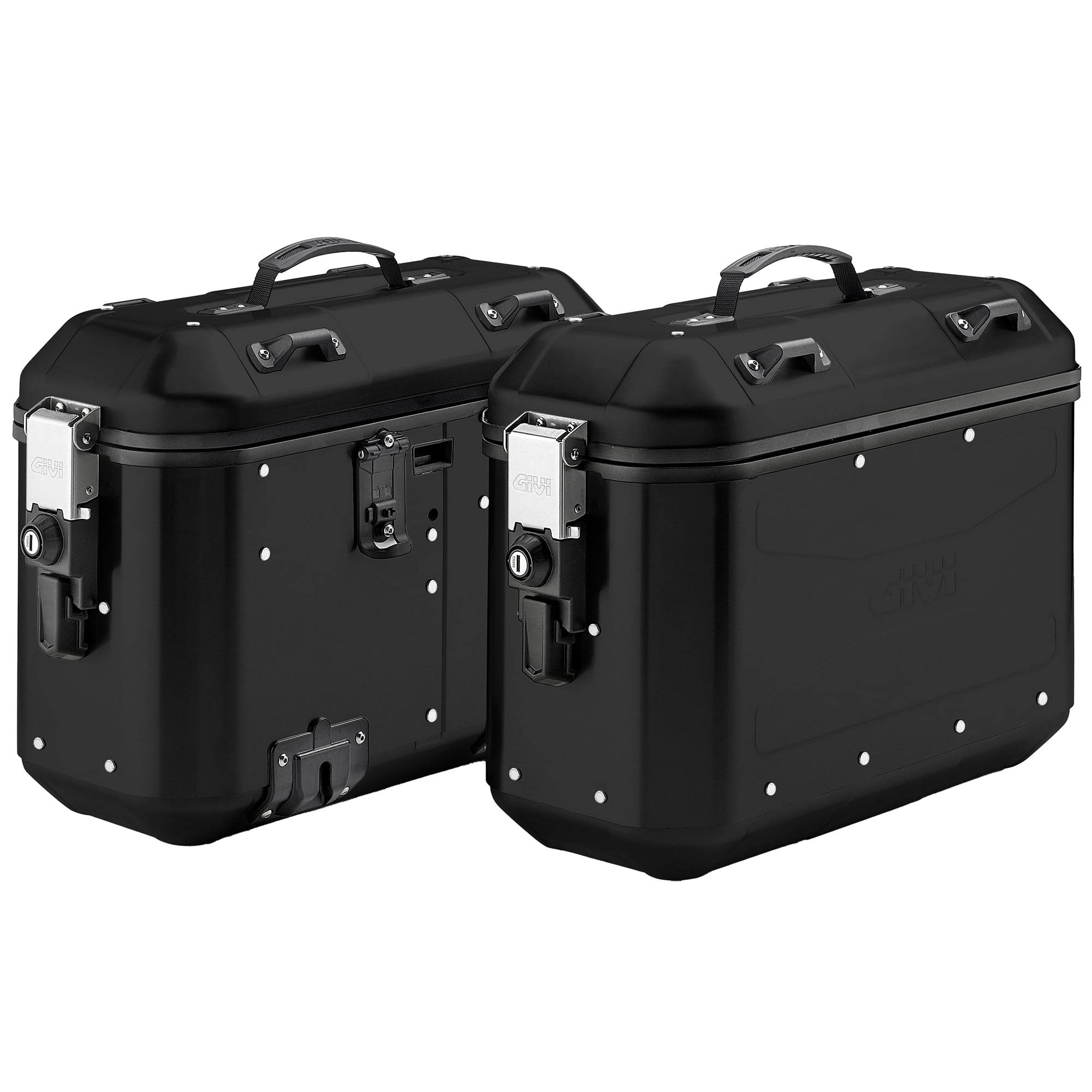 Givi Givi DLMK36BPACK2 Trekker Dolomiti Black Aluminium Panniers (Pair) - 72 Litre Total Capacity