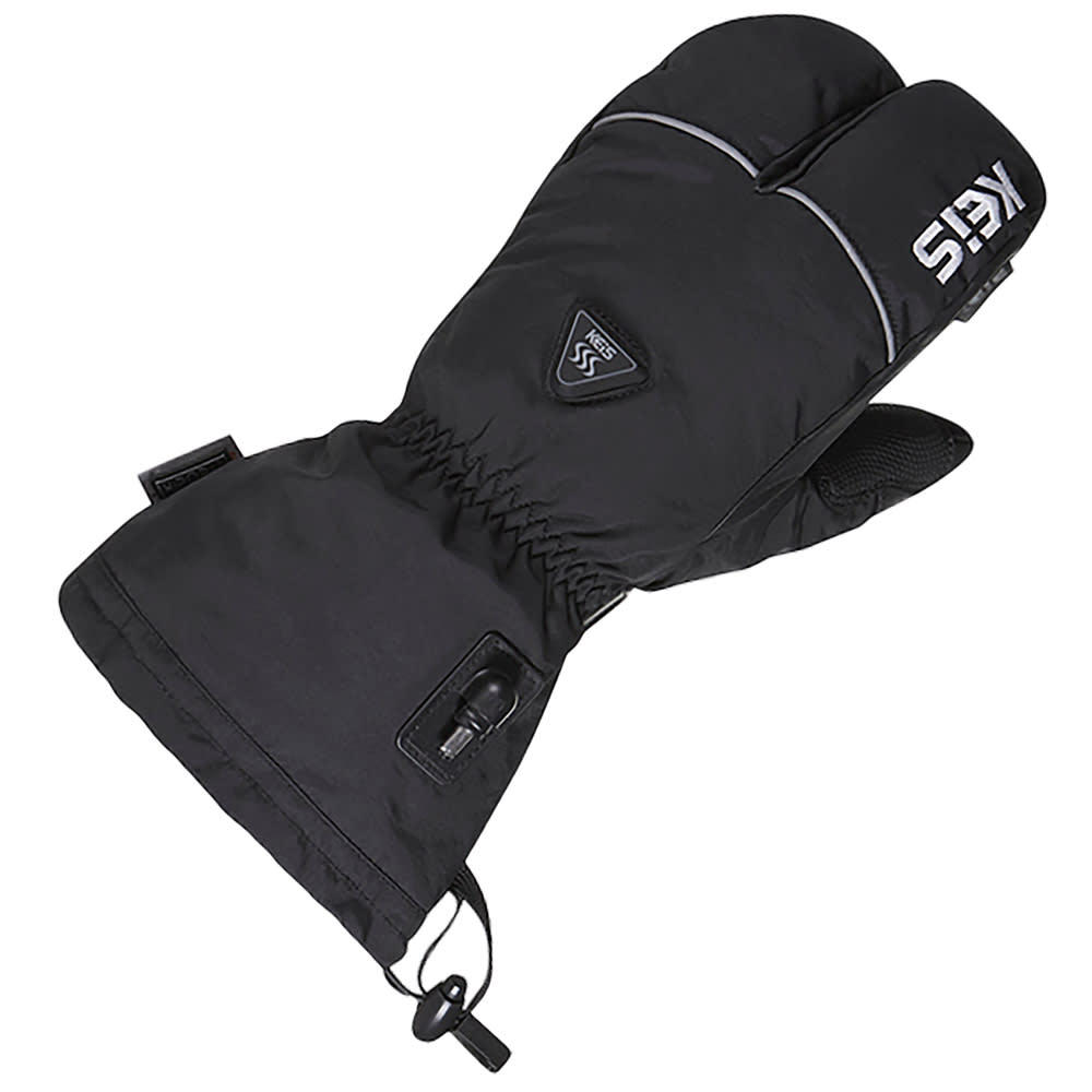 Keis Keis G301 '3 Finger' Ultimate Warm Heated Gloves - Black