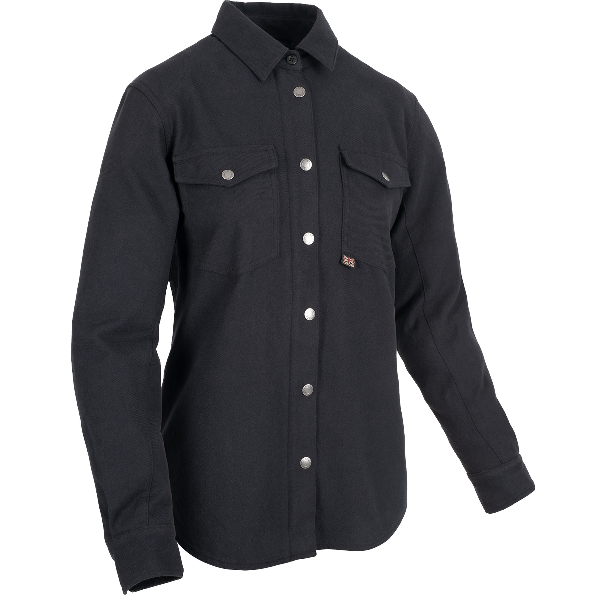 Oxford Clothing Oxford Ladies Kickback 2.0 Shirt - Plain Black