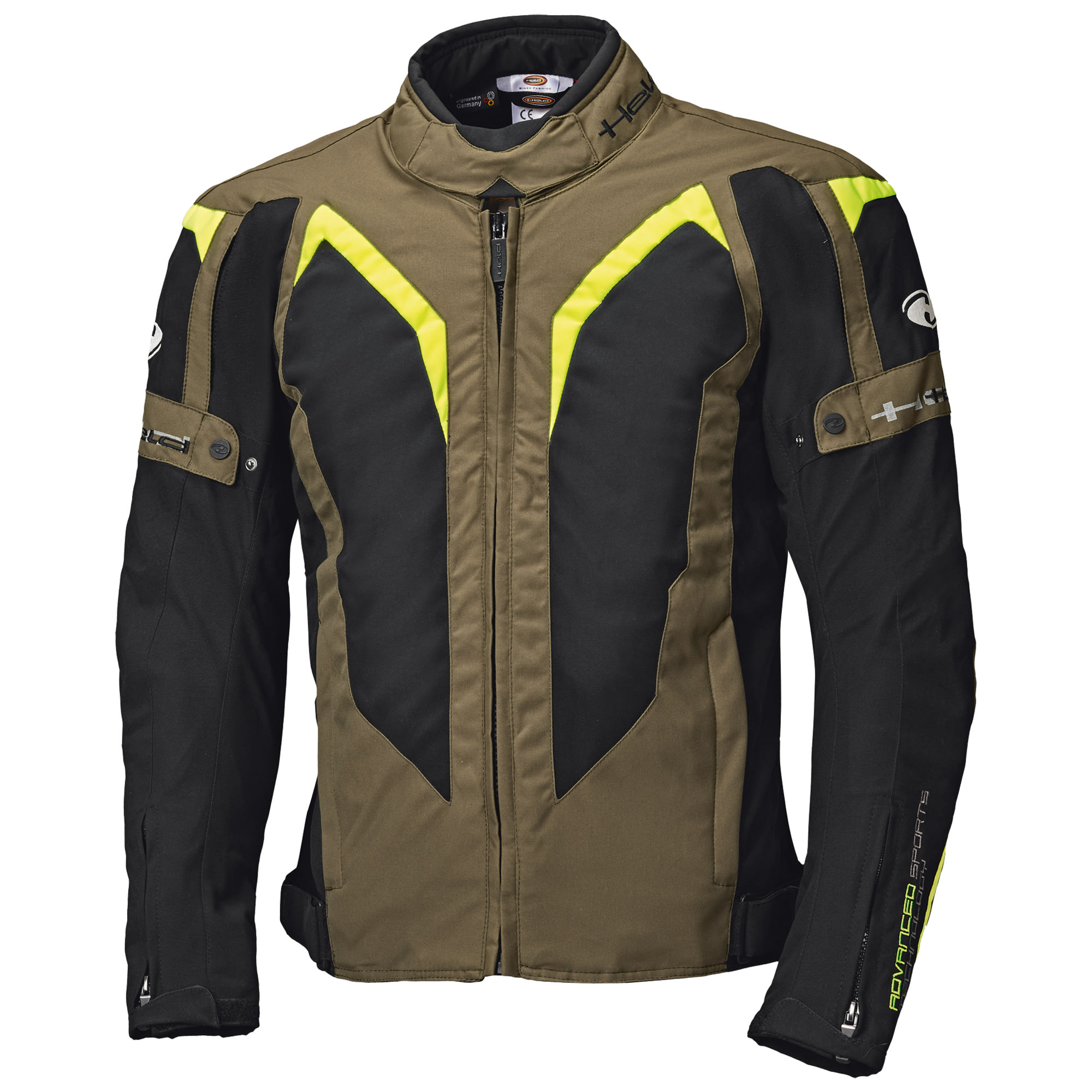 Held Held Zelda Textile Jacket - Military Green / Fluo Yellow