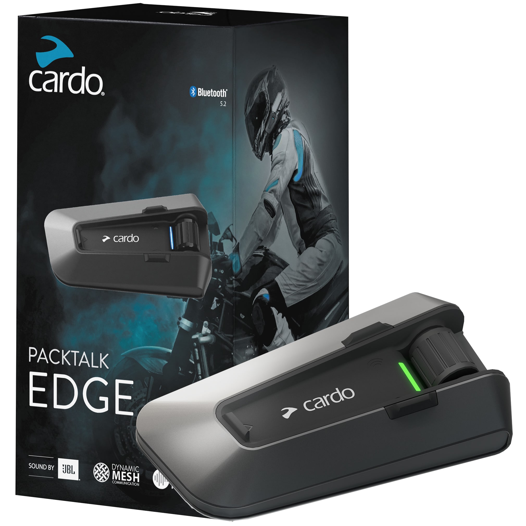 Cardo Packtalk Edge Mesh Intercom - Single - FREE UK DELIVERY