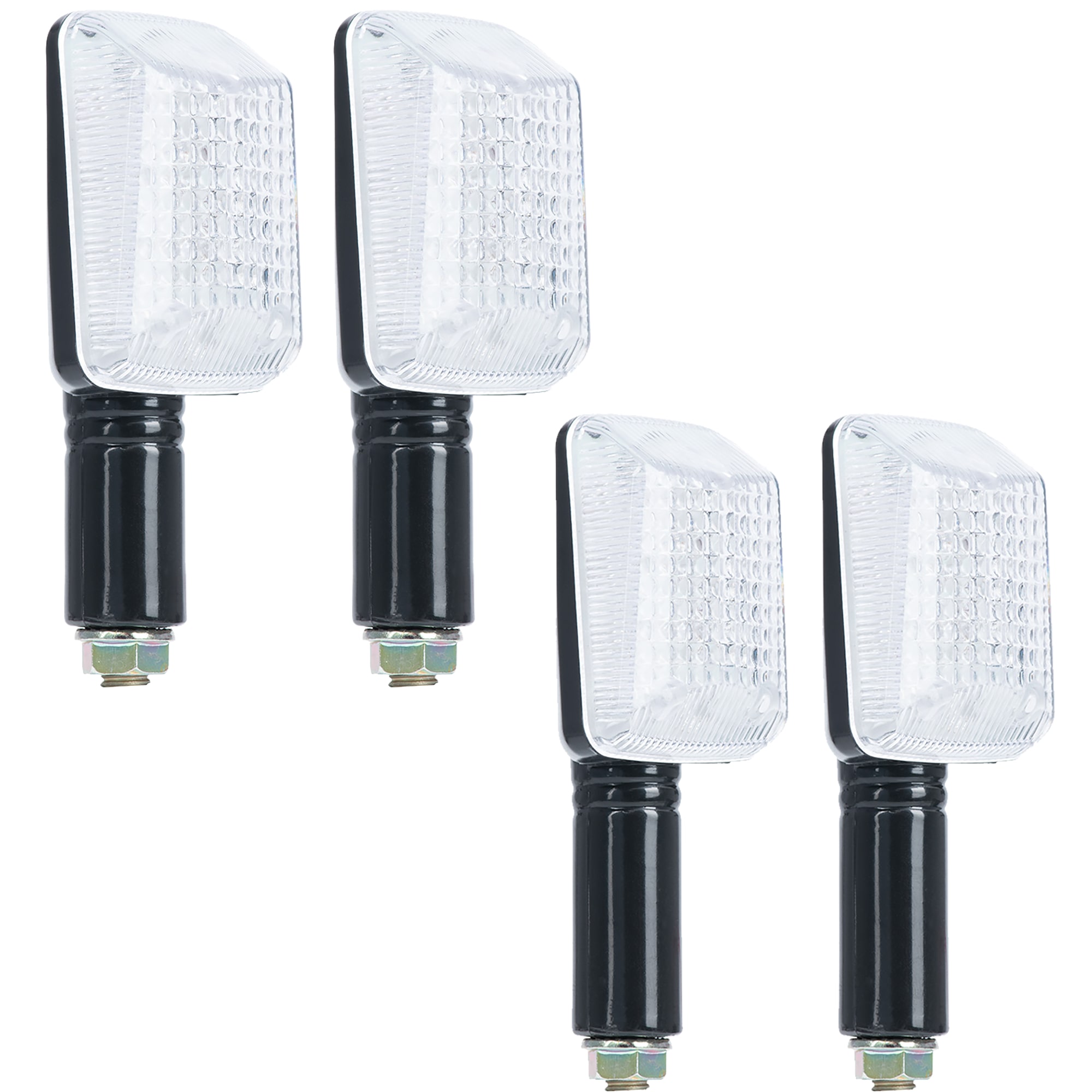 Oxford Oxford Rectangle Indicators - Black - Clear Lens