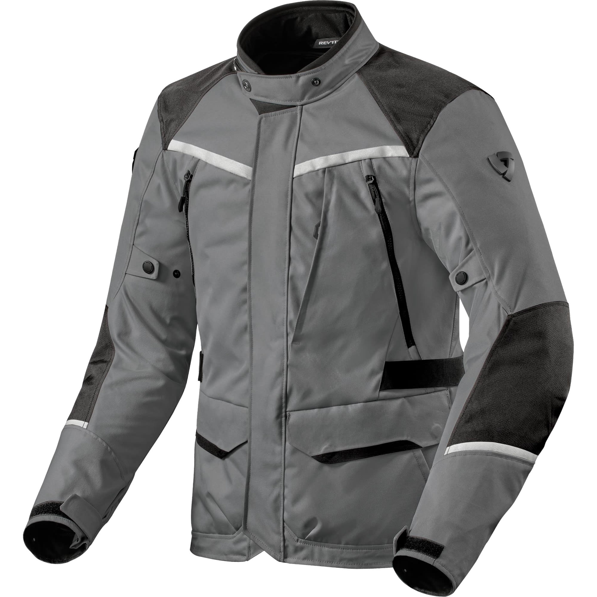 Rev'it Rev'it Voltiac 3 H2O Textile Jacket - Grey / Black